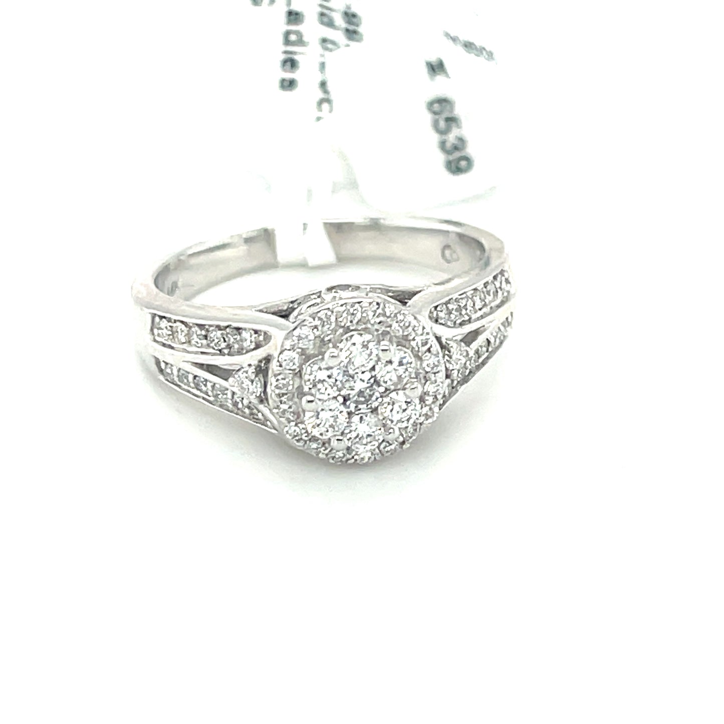 14K W.Gold 0.50ct Diamond Ladies Ring Si1, G