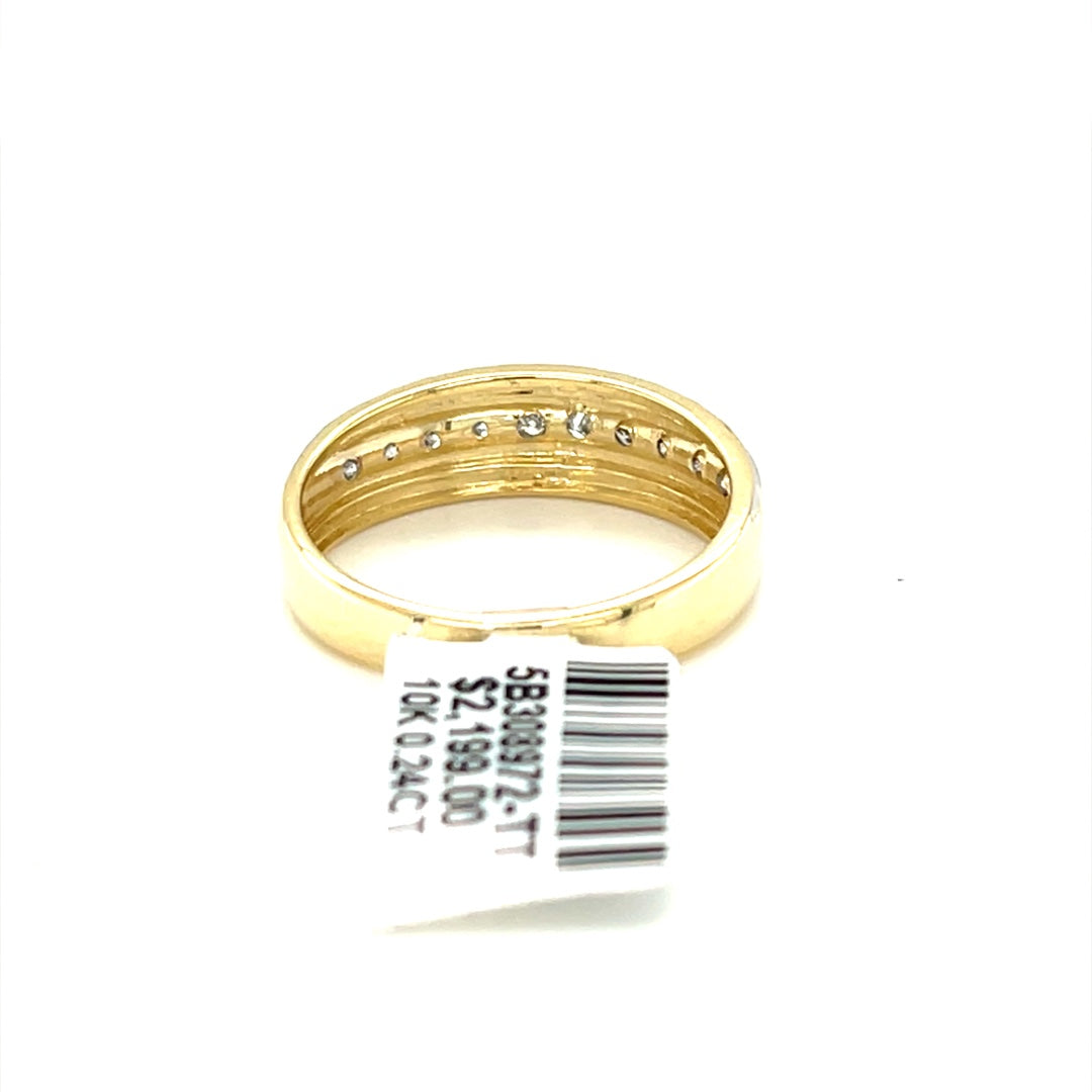 Diamond Wedding Bands - Men'