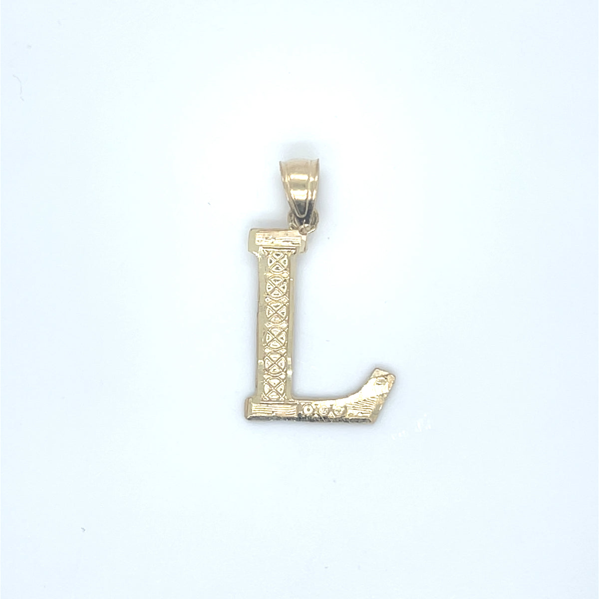 10K Yellow Gold Initial Charm