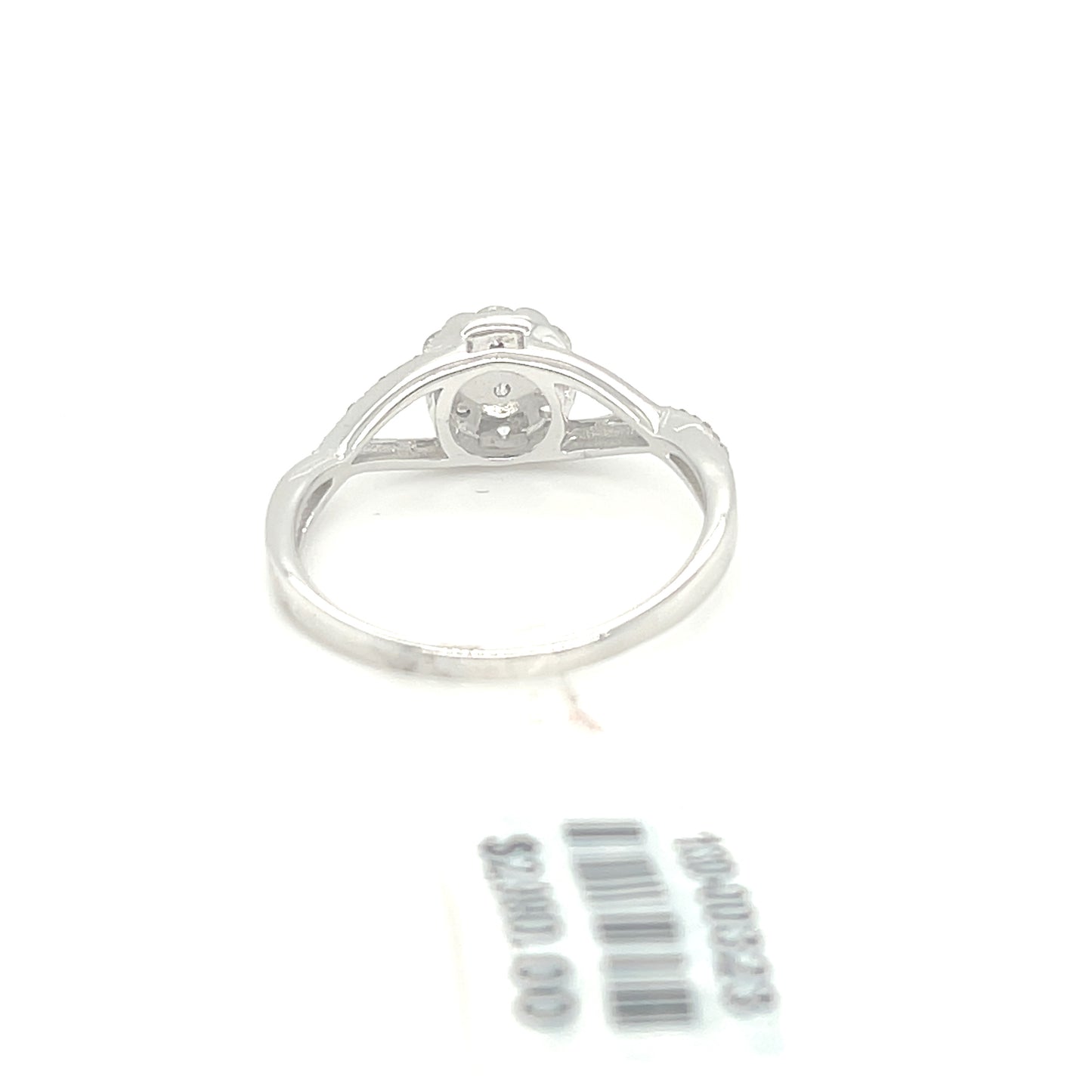 14K White Gold 0.50ct Diamond Ladies Ring Si G