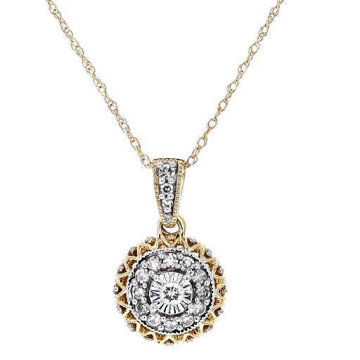 Diamond Pendant Set