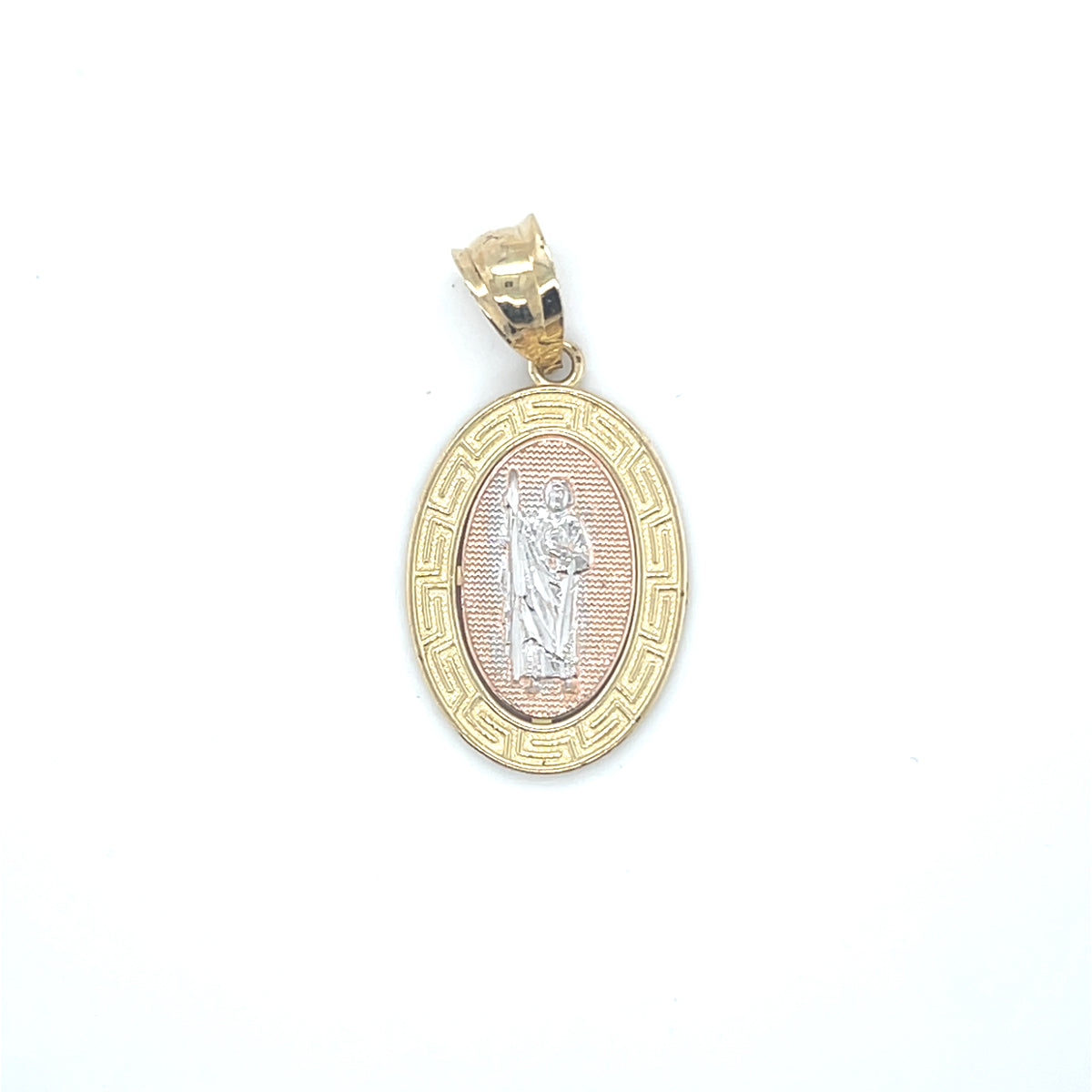 10K Yellow Gold 3-Tone Small S
