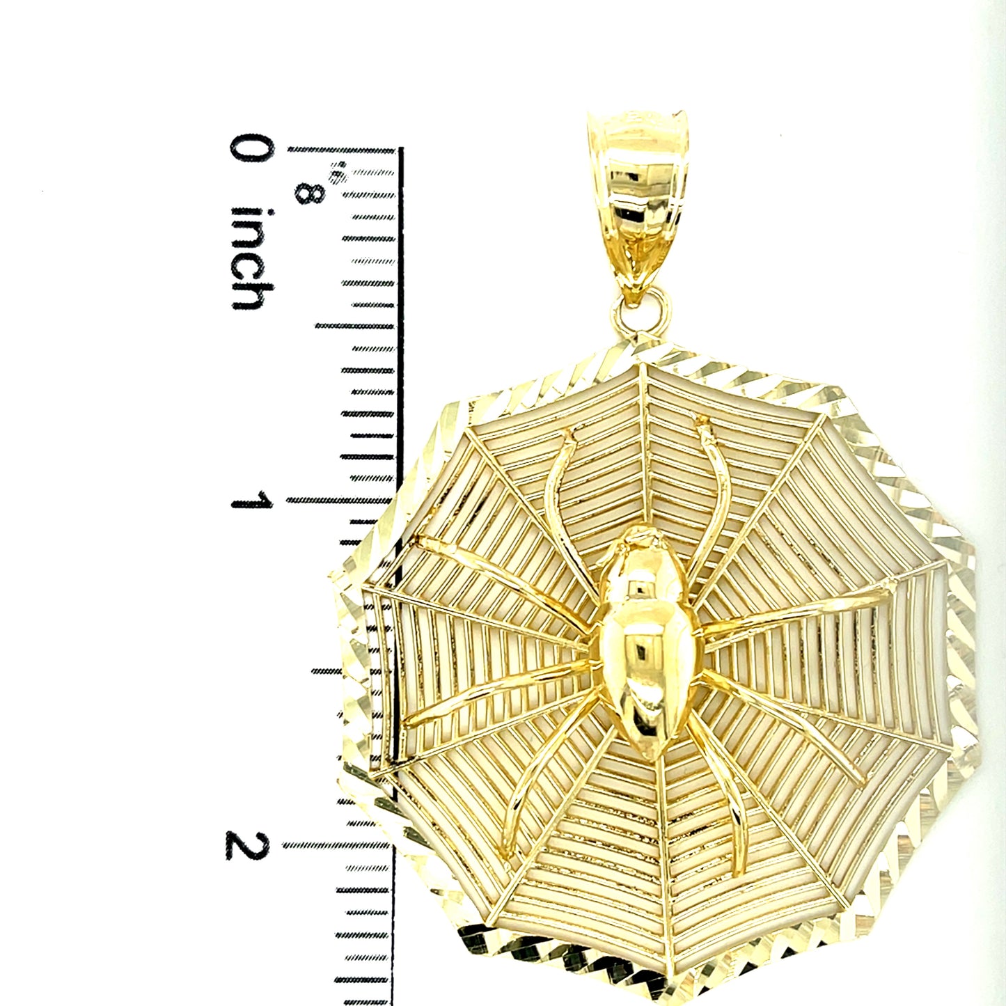 10K Y.Gold Spider Web Charm (11.7g)
