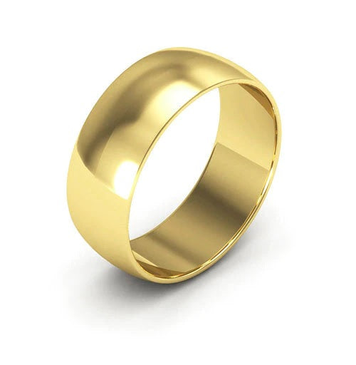 14KY Gold Plain Wedding Band 7