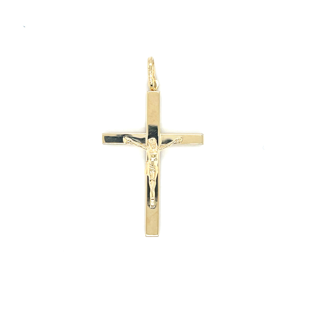 10KY Gold Medium Crucifix Cros