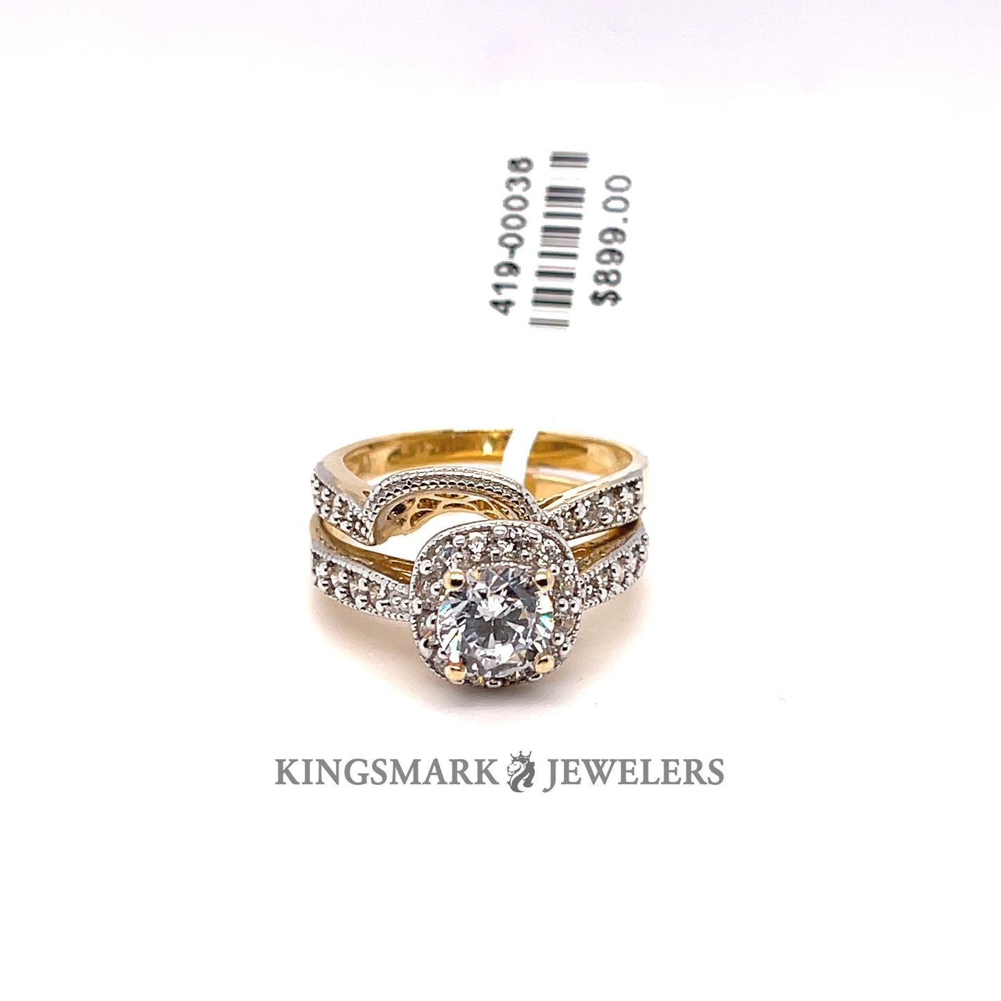 14K Gold Bridal Set