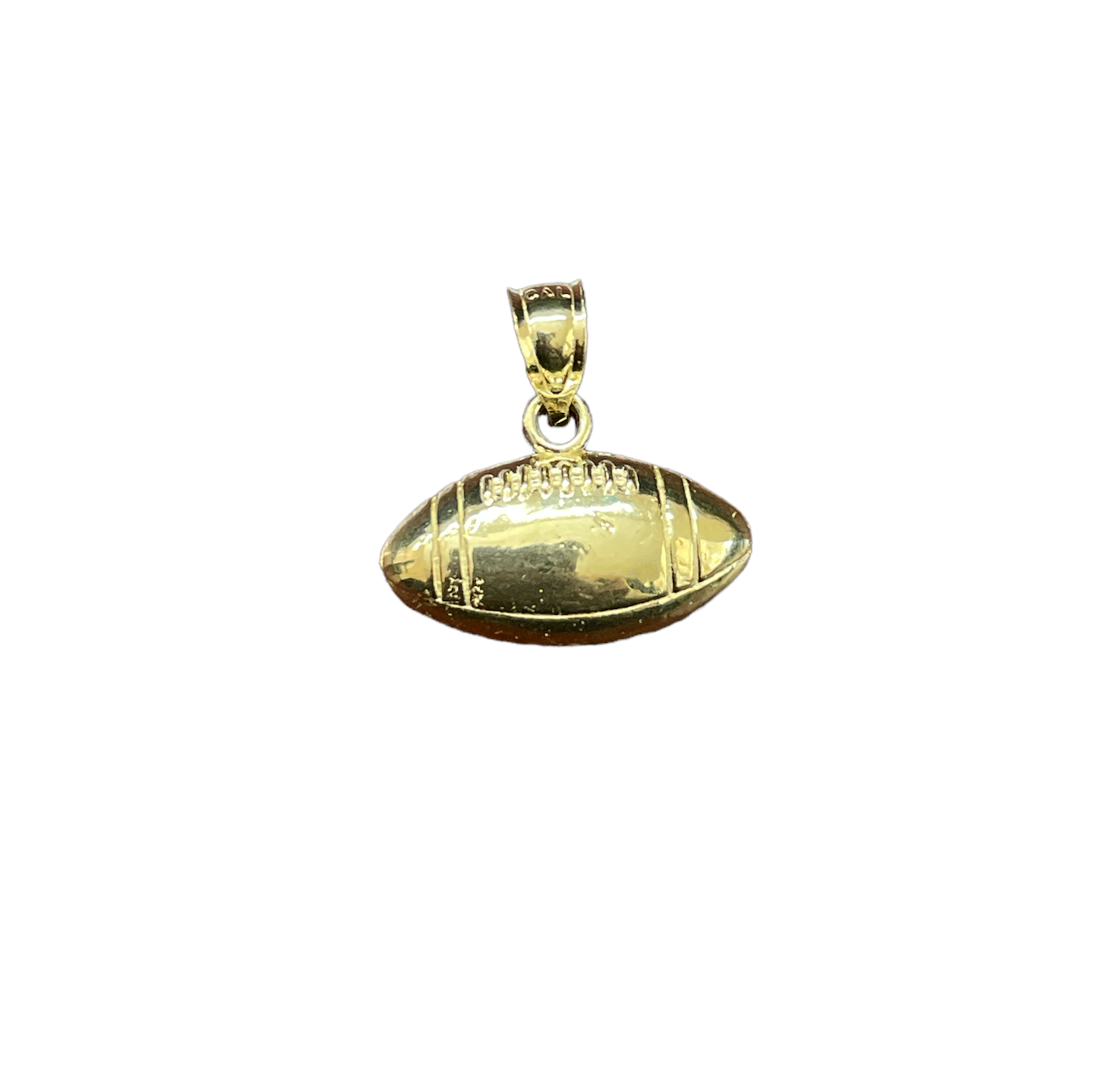 10K Y.Gold Football Charm