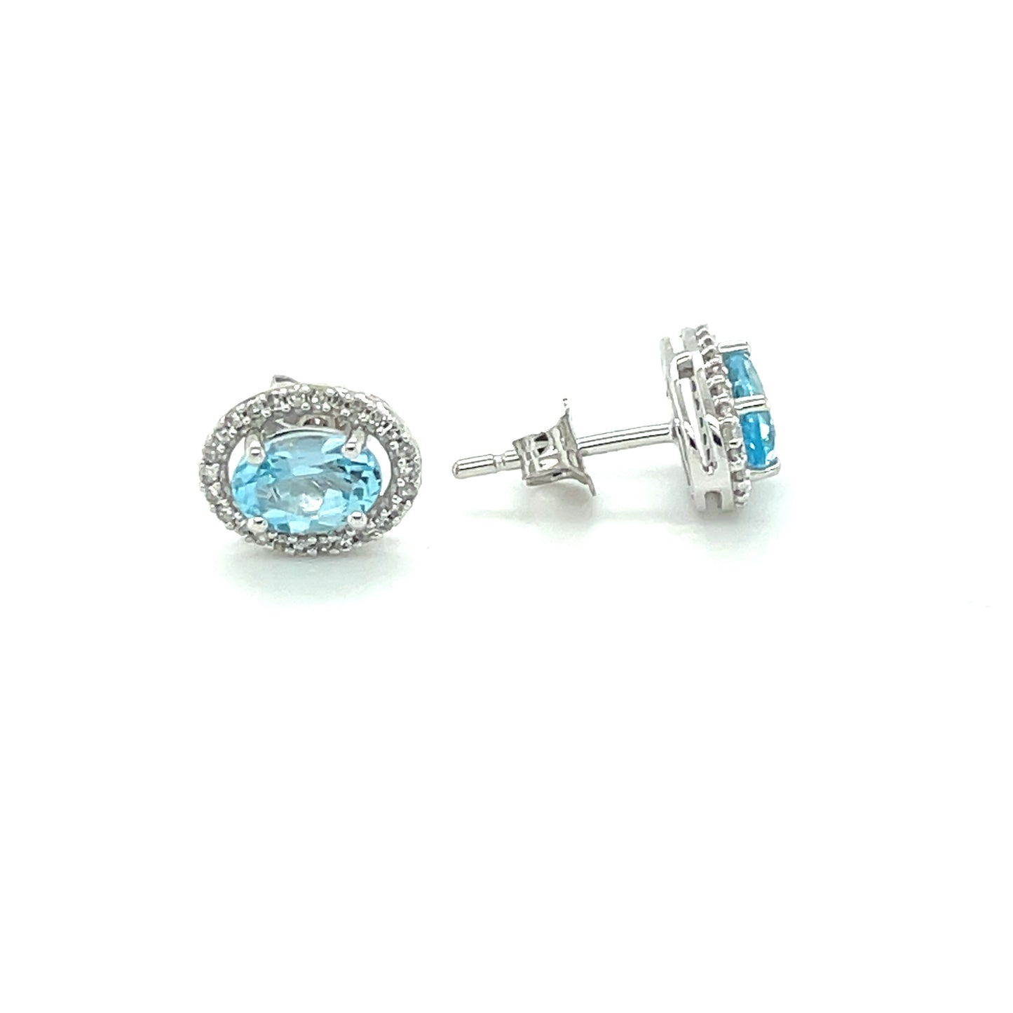 10K W.Gold 0.15ct Diamond Bl.T