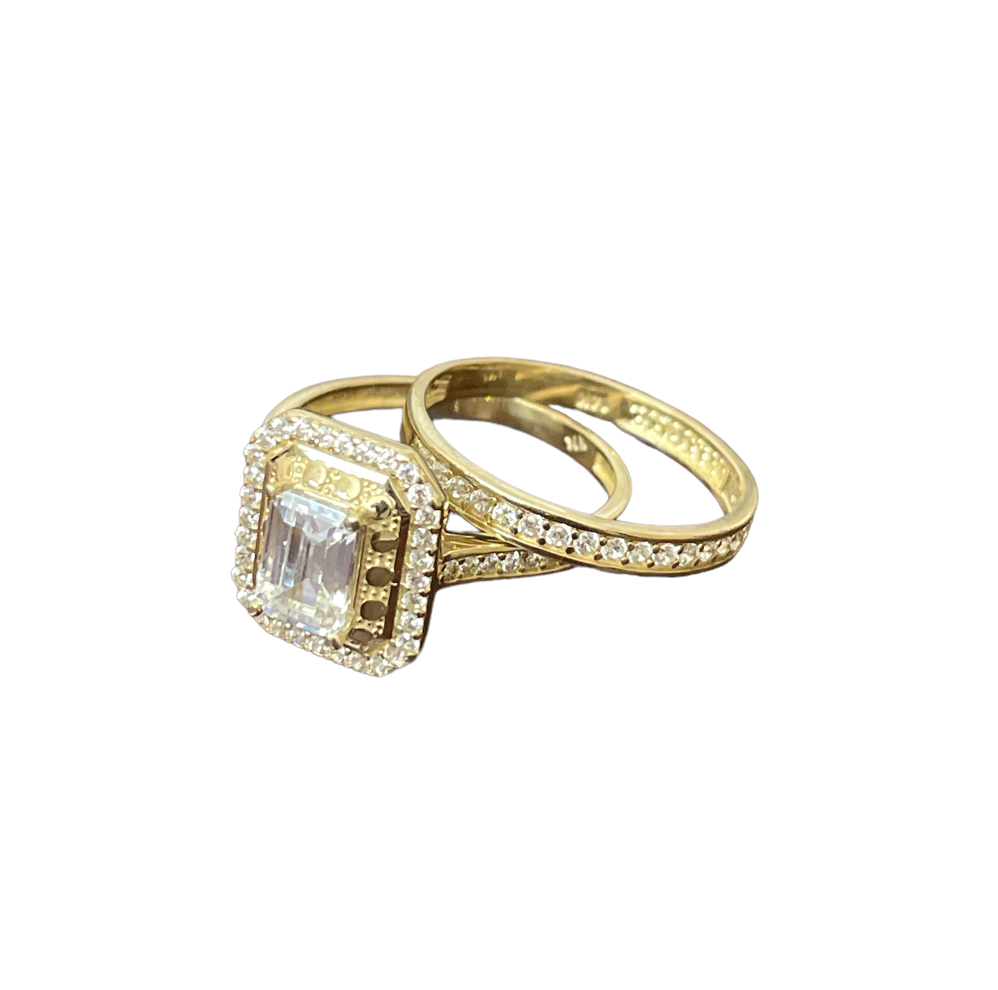 14K Gold Bridal Set