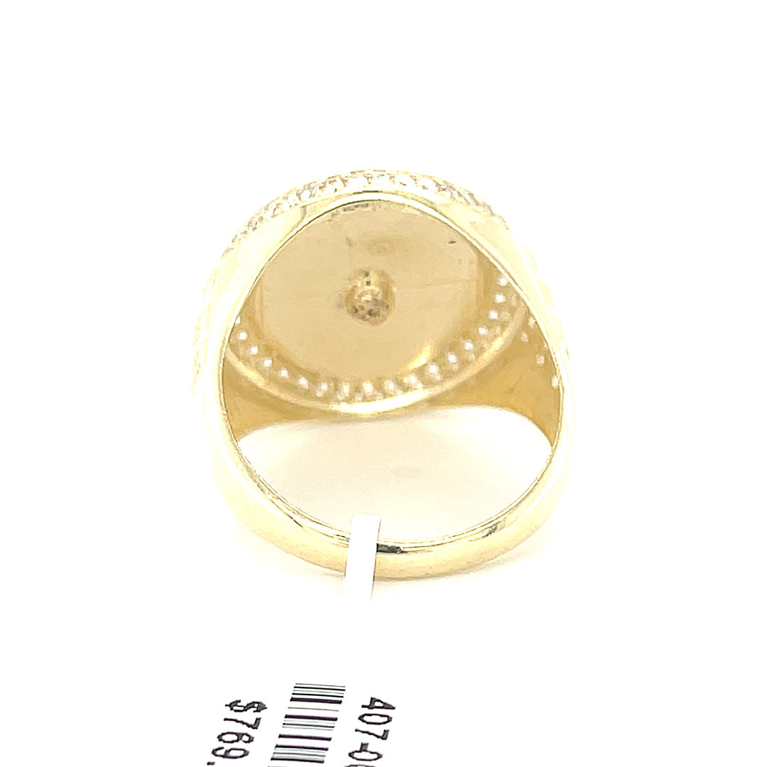 10K Gold Mens Ring
