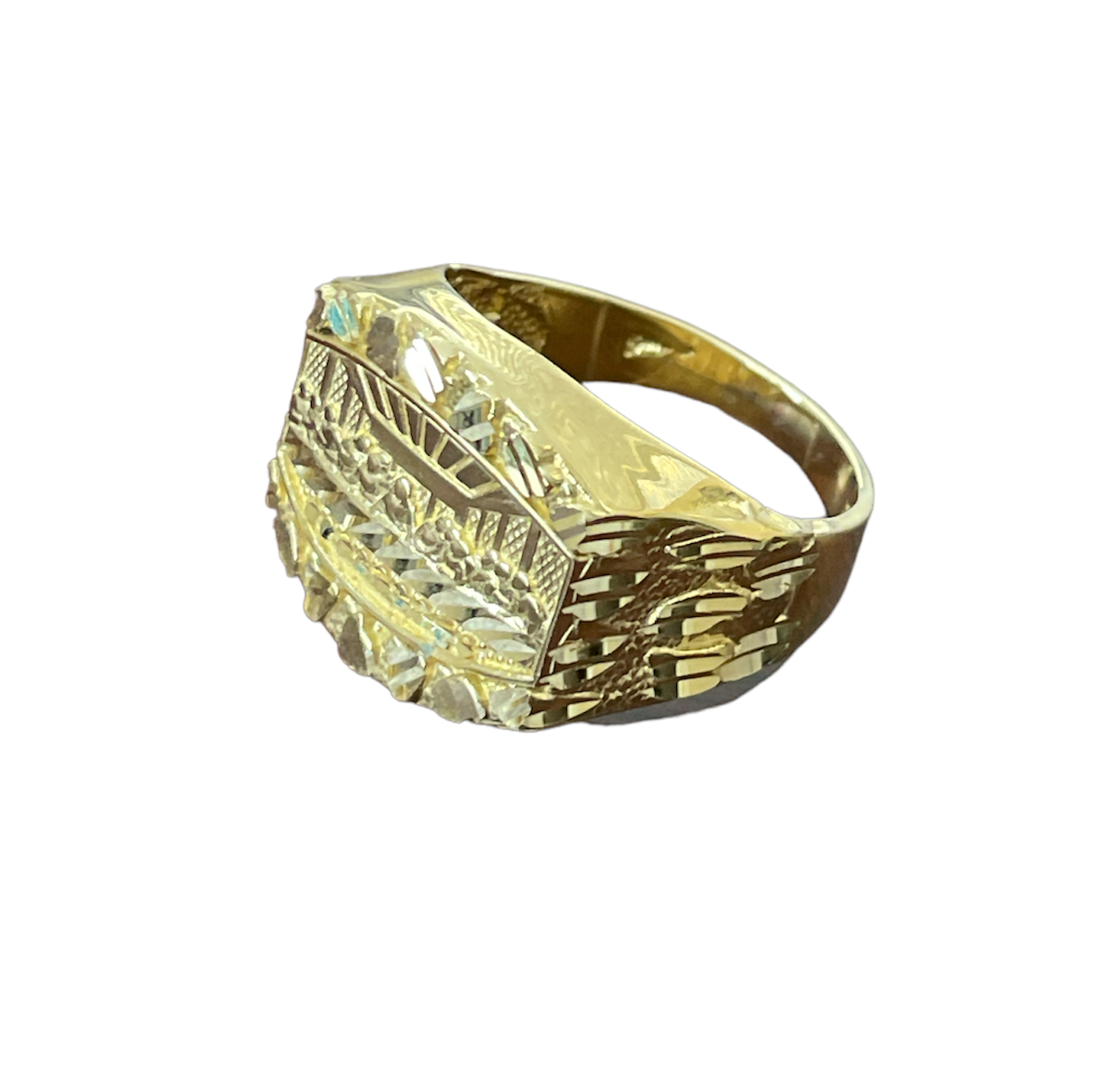 10K Gold Mens Ring