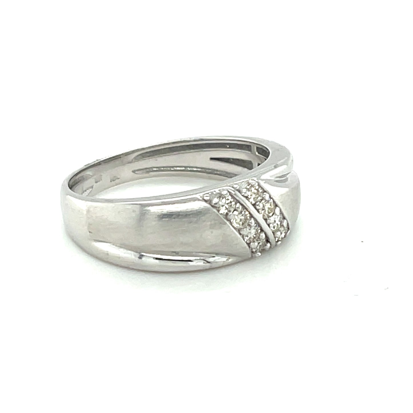 Diamond Wedding Bands - Men'