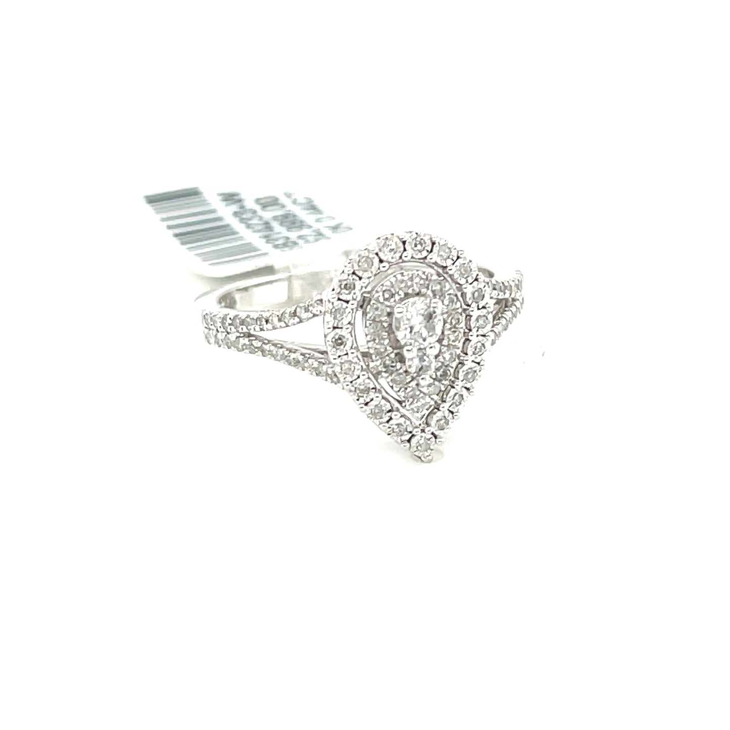 10K White Gold 0.44ct Diamond Ladies Ring Si1, GH