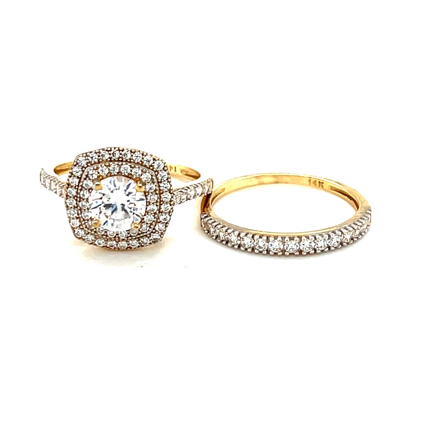 14K Gold Bridal Set