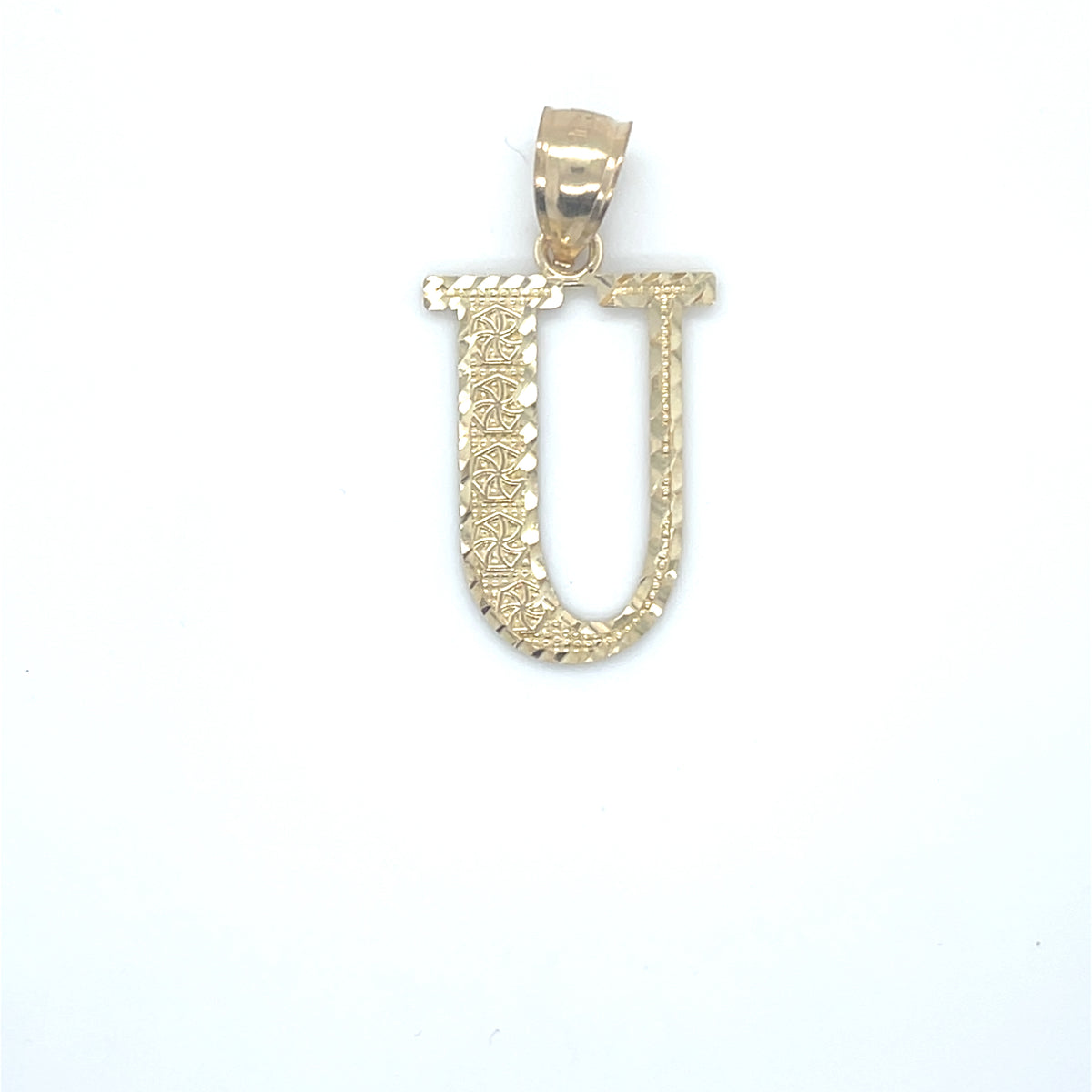 10K Yellow Gold Initial Charm