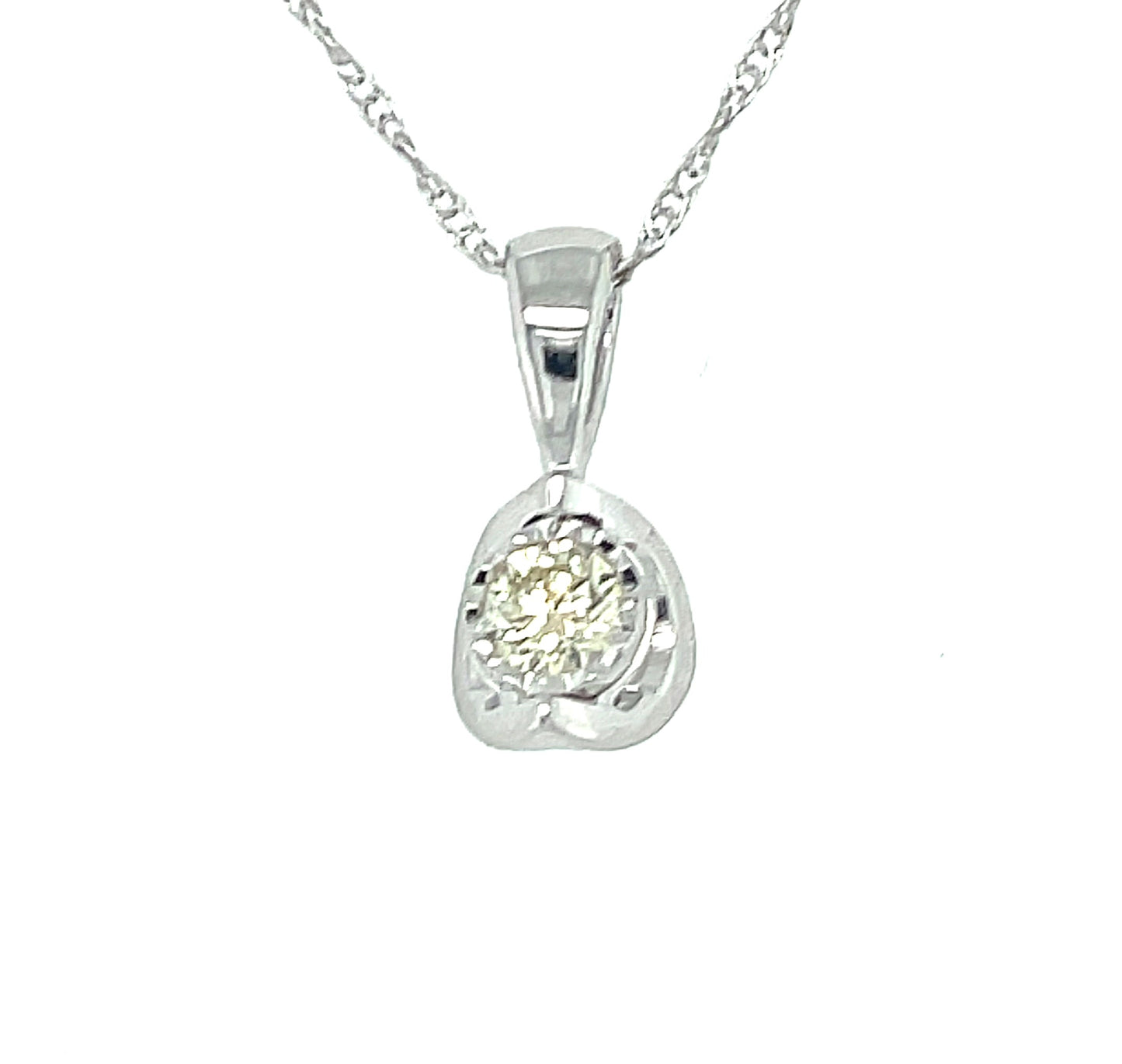 Diamond Pendant Set
