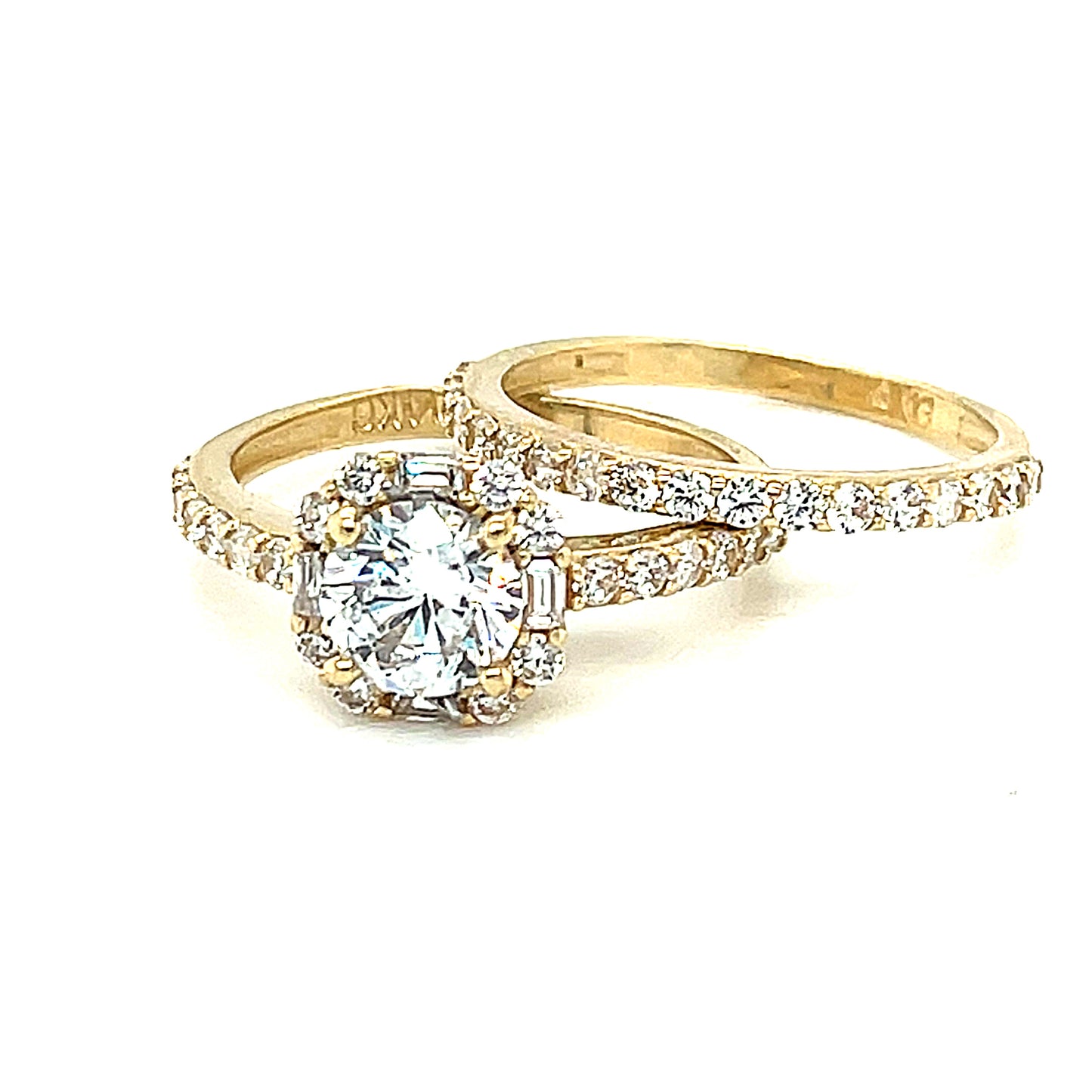 14K Gold Bridal Set
