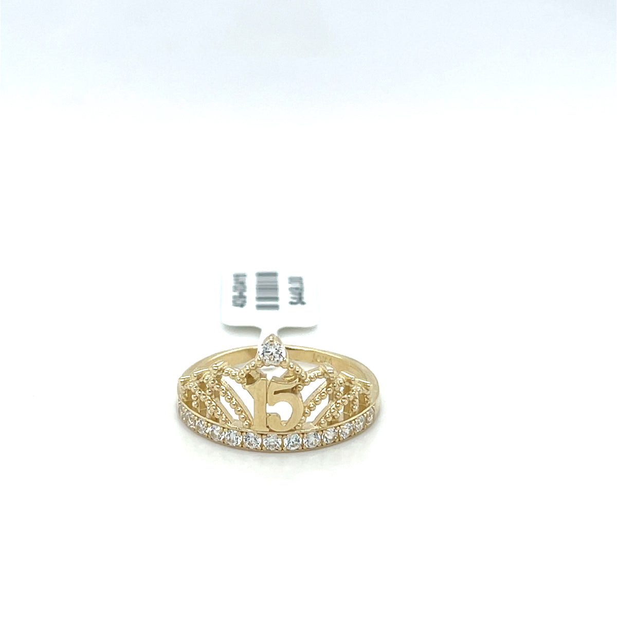 10KY Gold CZ "Sweet 15" Ladies