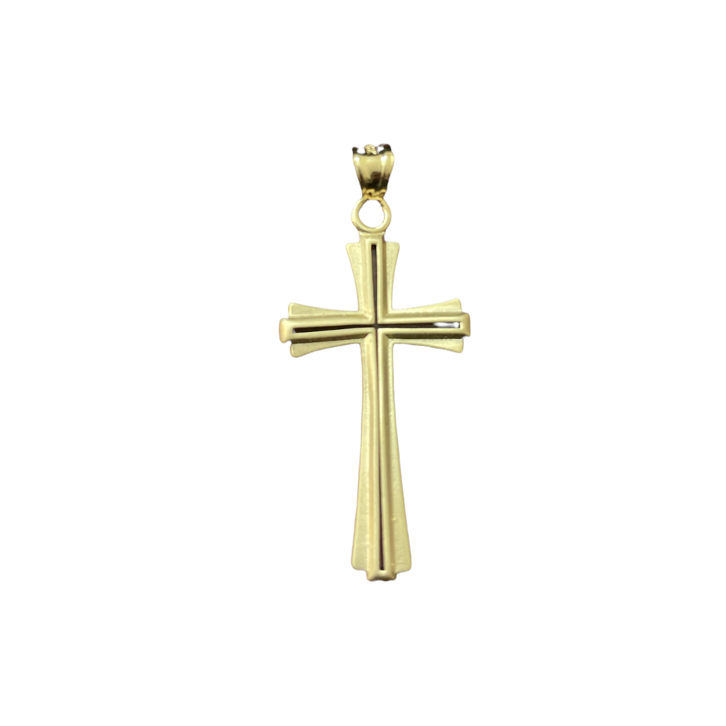 10K Yellow Gold Cross Charm