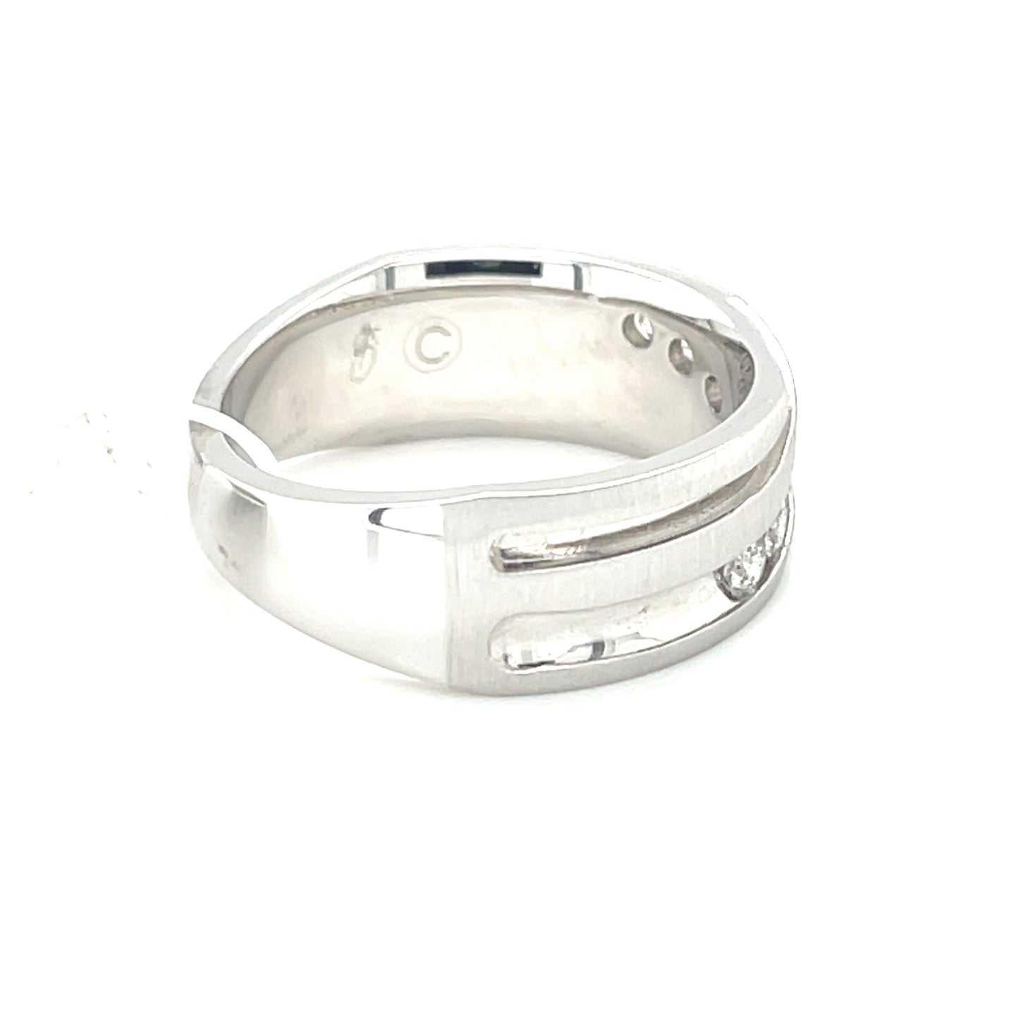Diamond Wedding Bands - Men'
