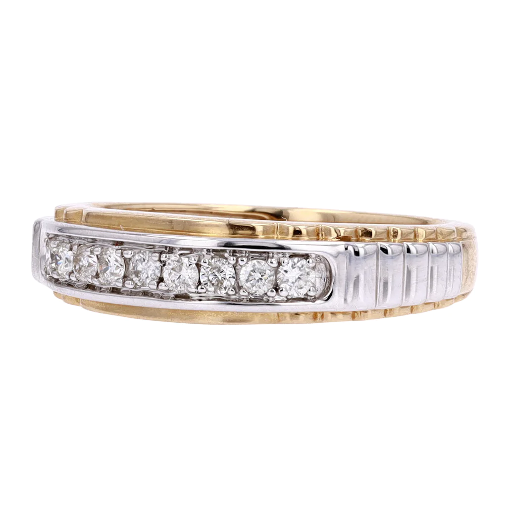 Diamond Wedding Bands - Men'