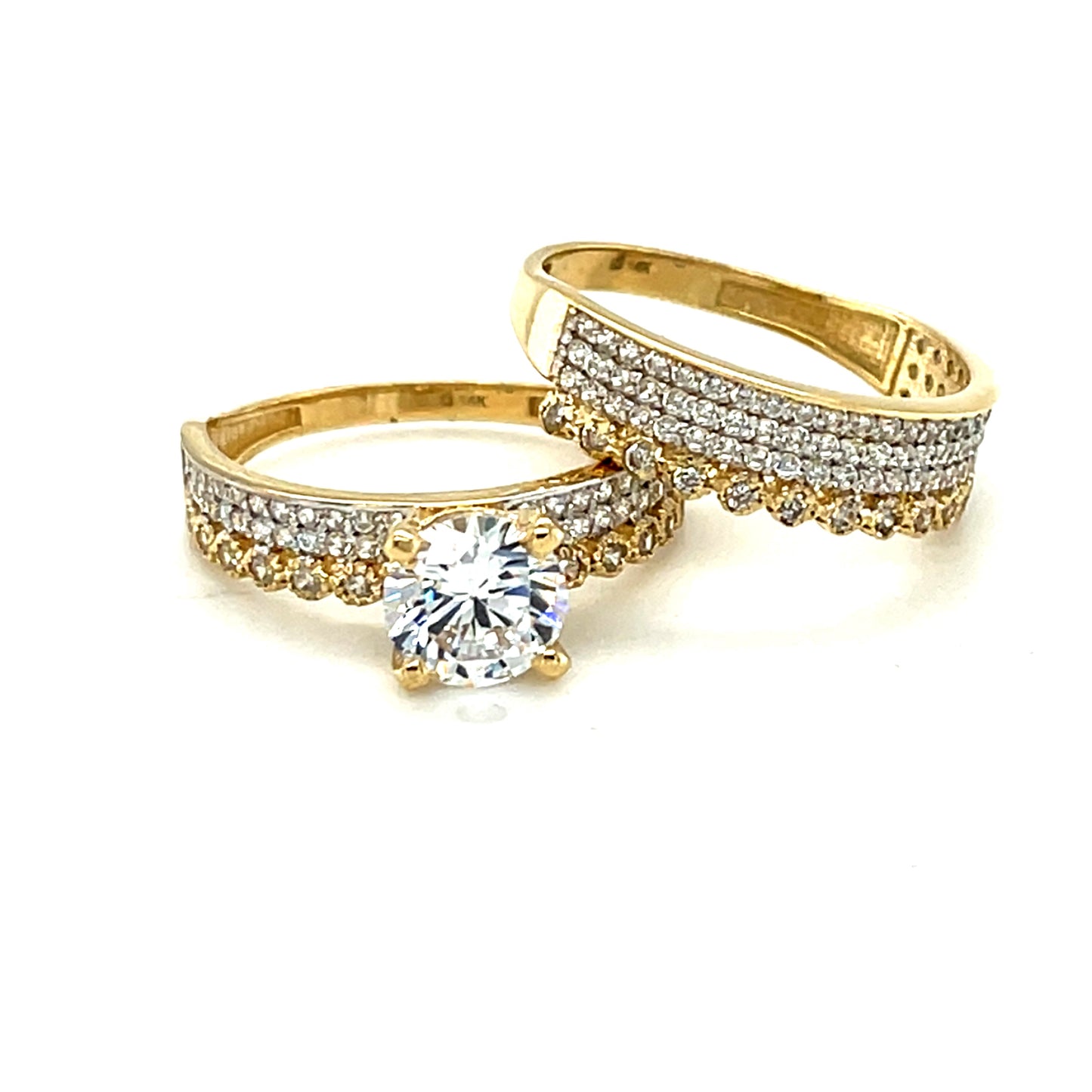 14K Gold Bridal Set