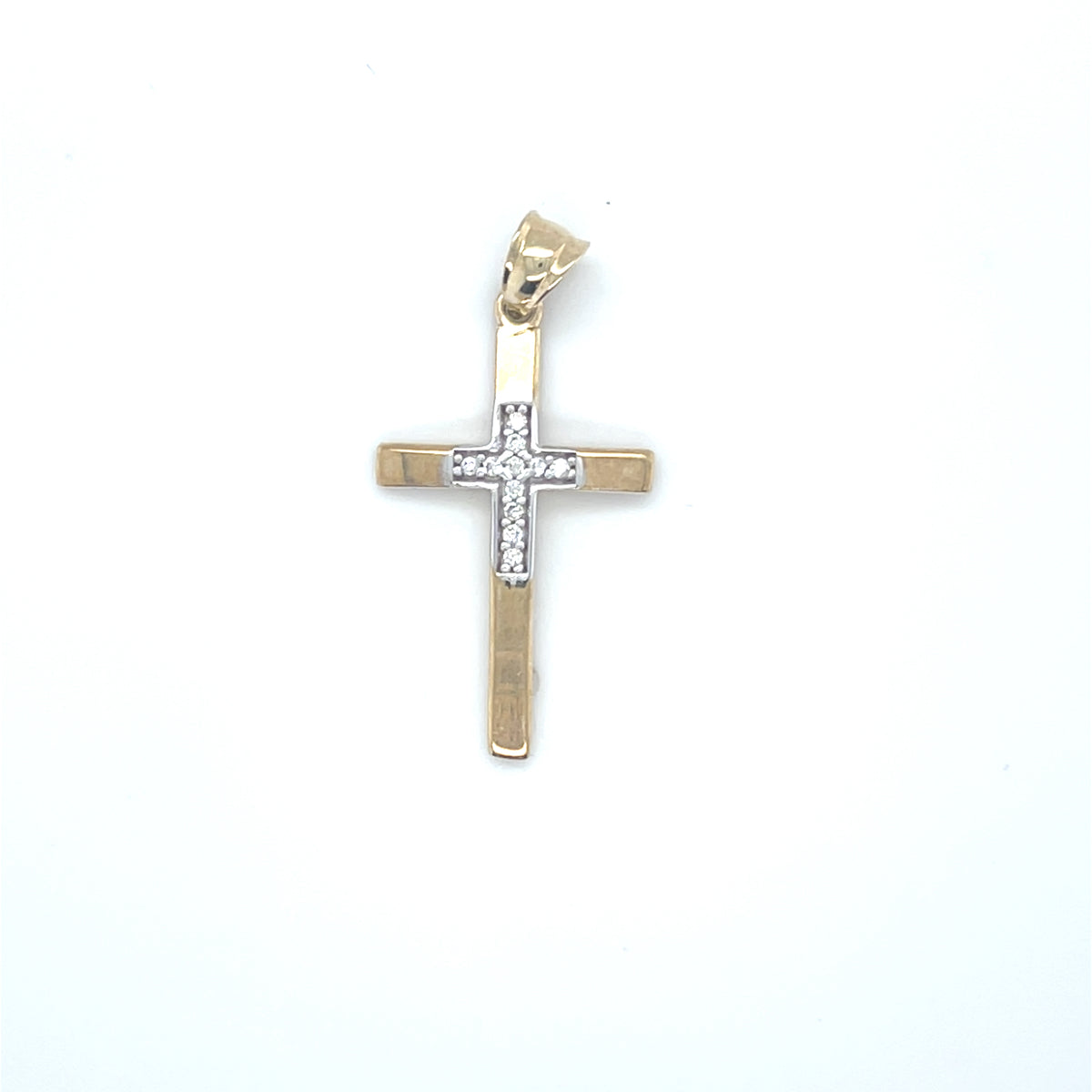 10K Yellow Gold Charm 2-Tone C