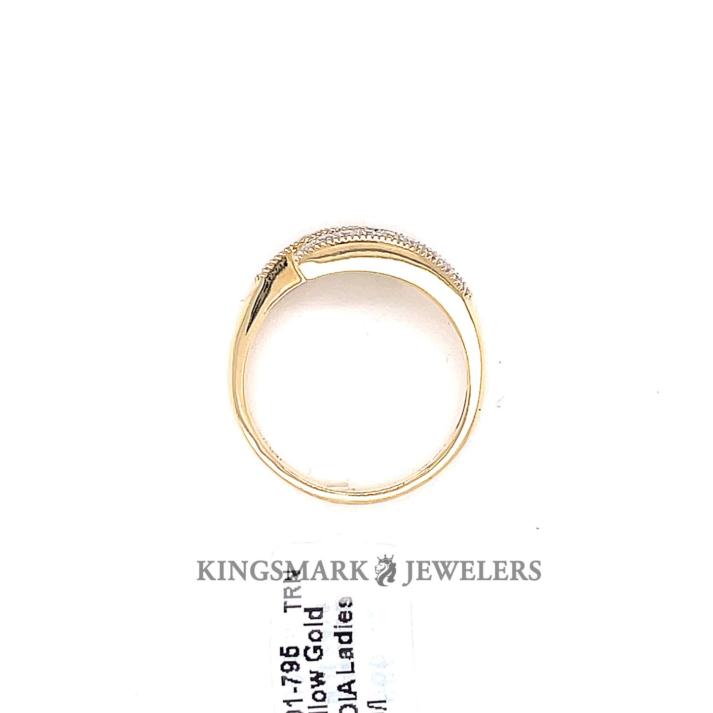 14K Yellow Gold 0.25ct DIA Ladies Band J/I
