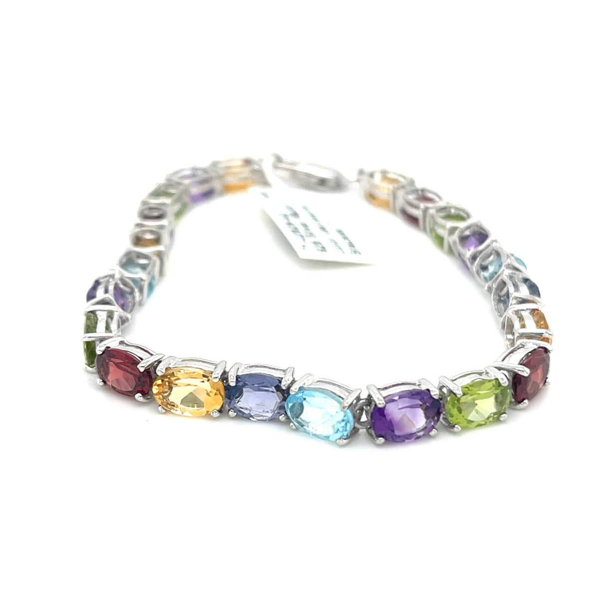 925 Silver Multi-color Gemston