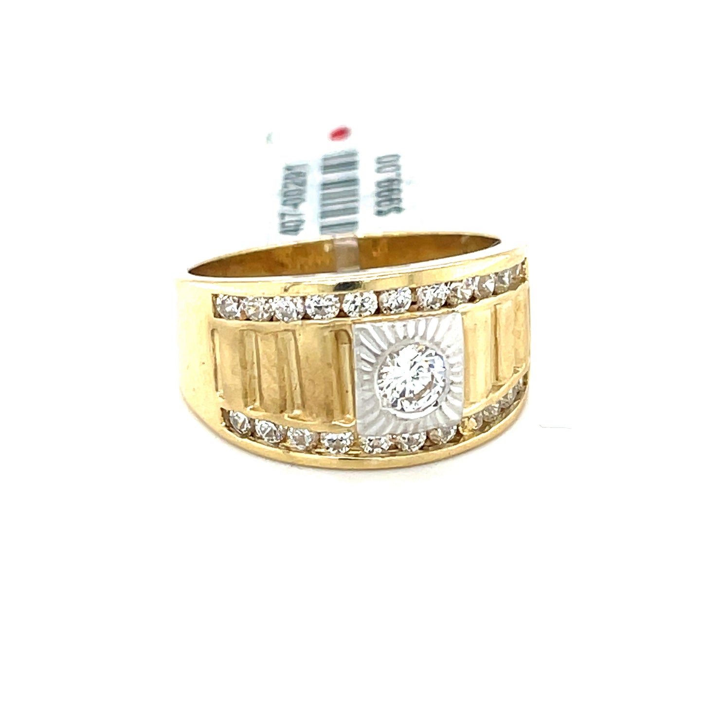 10K Yellow Gold Men's Ring (8.