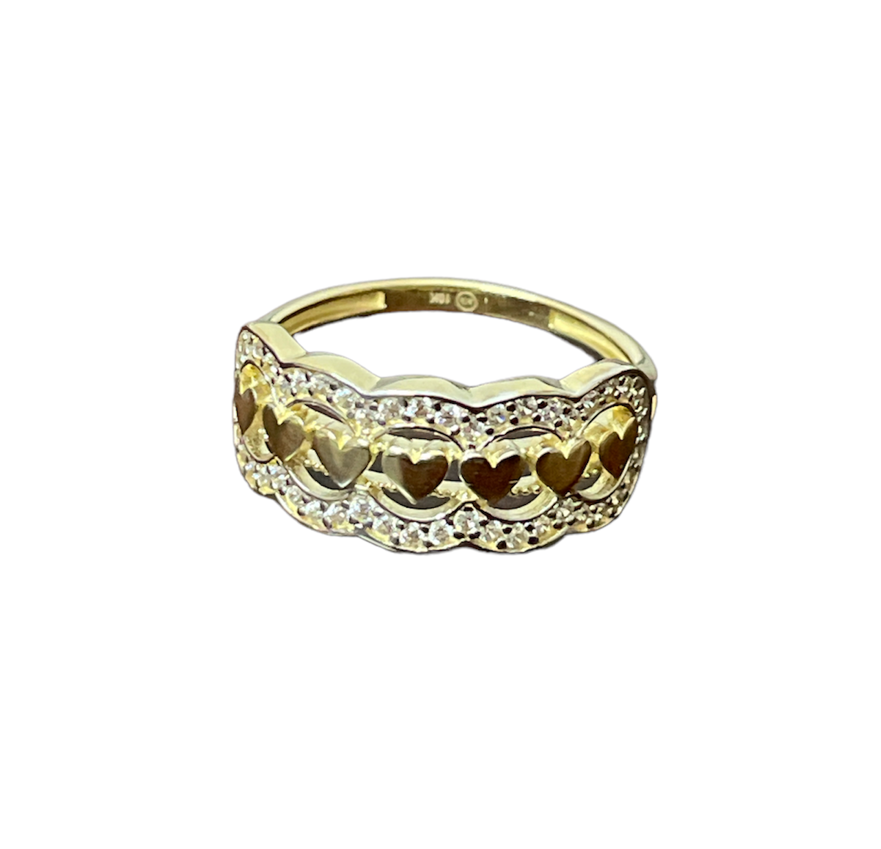 10K Y.Gold CZ Ladies Ring