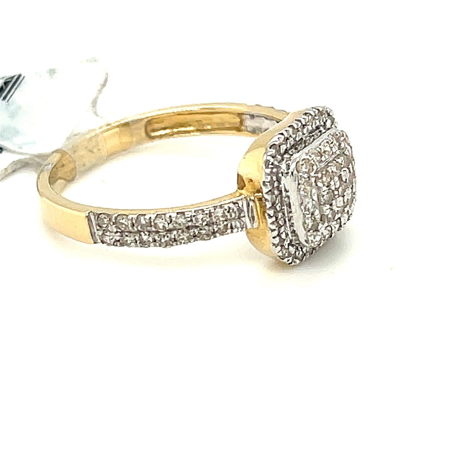 10K Yellow Gold 0.45ct Diamond Ladies Ring Si G