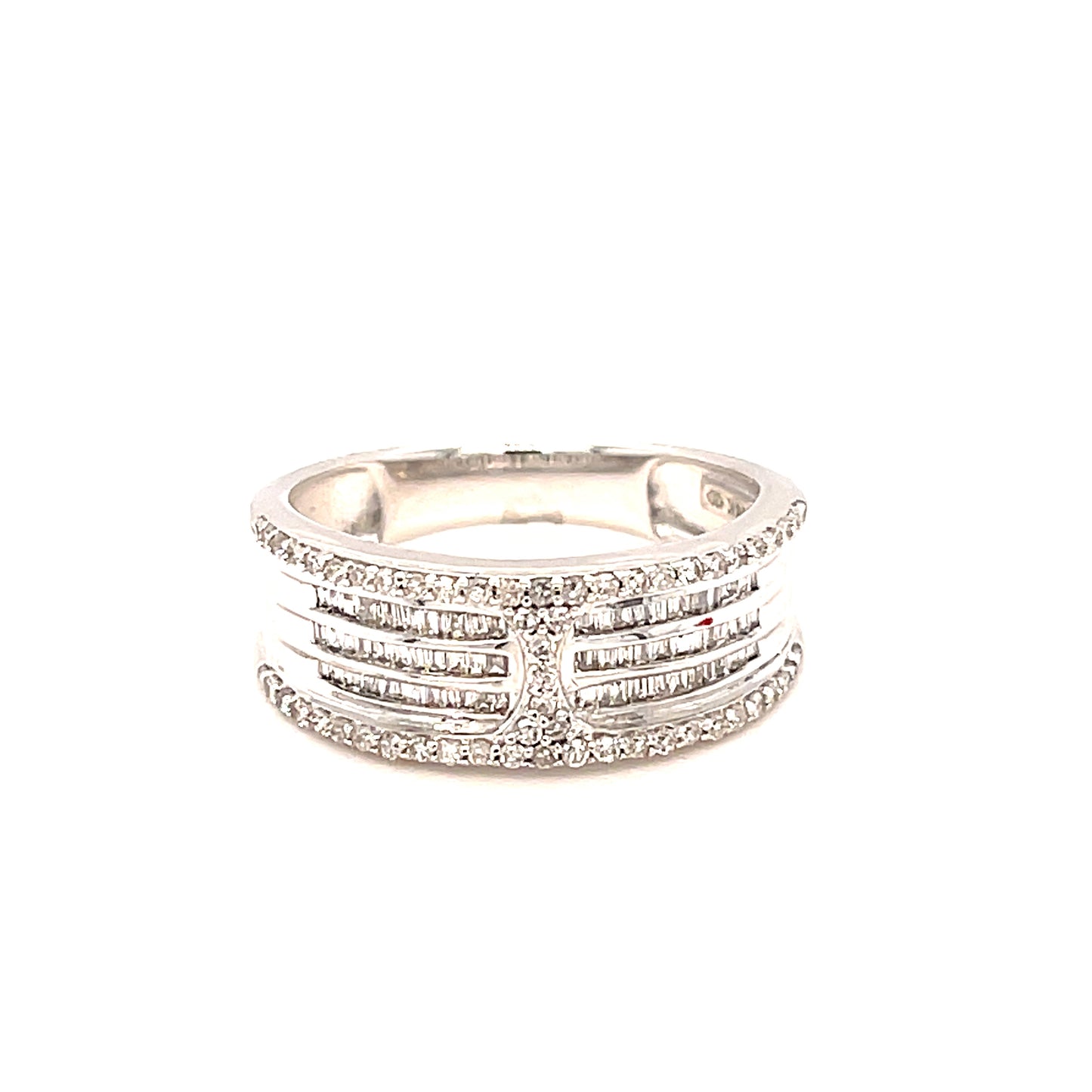 14K White Gold 0.50ct Diamond Ladies Band Si1, G
