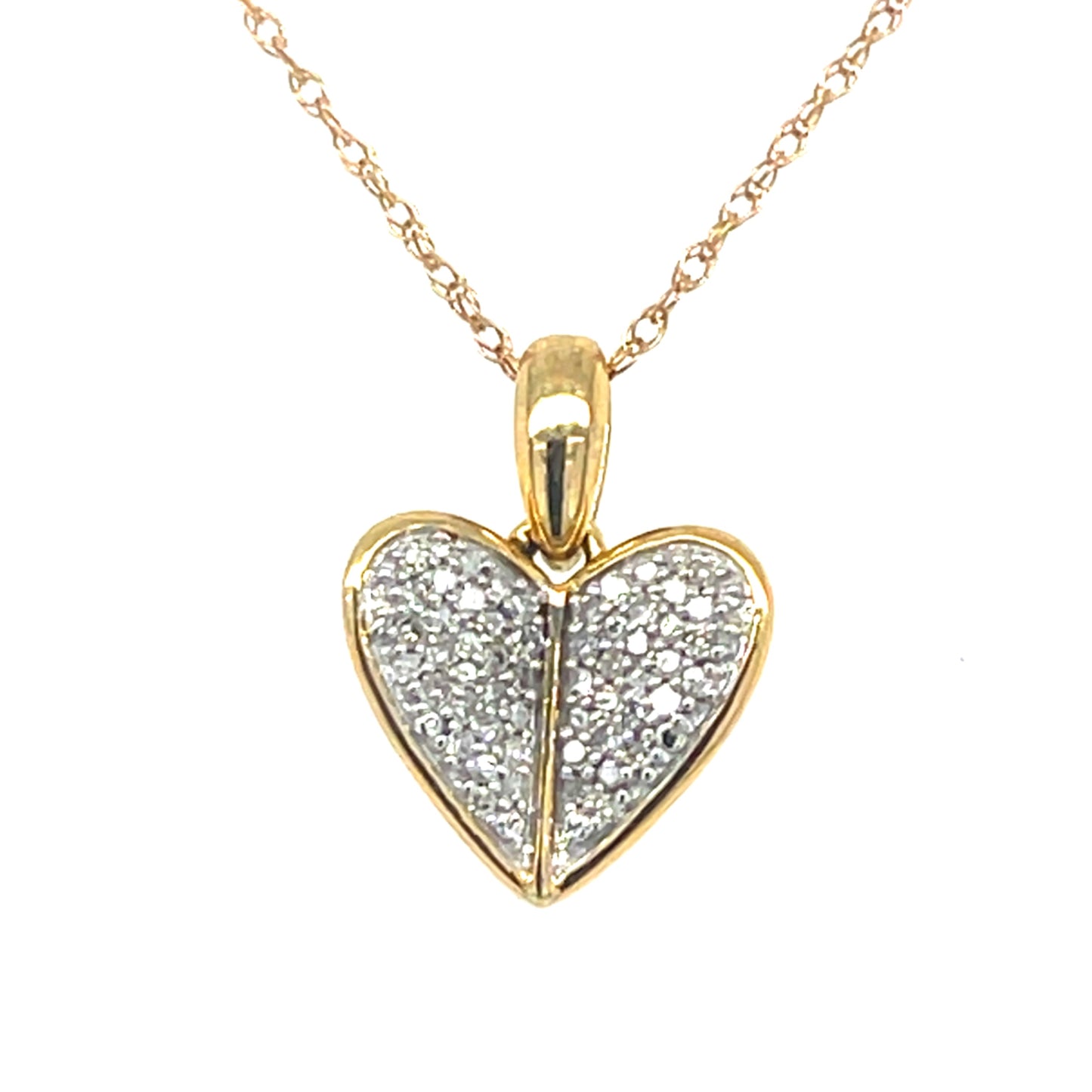 Diamond Pendant Set