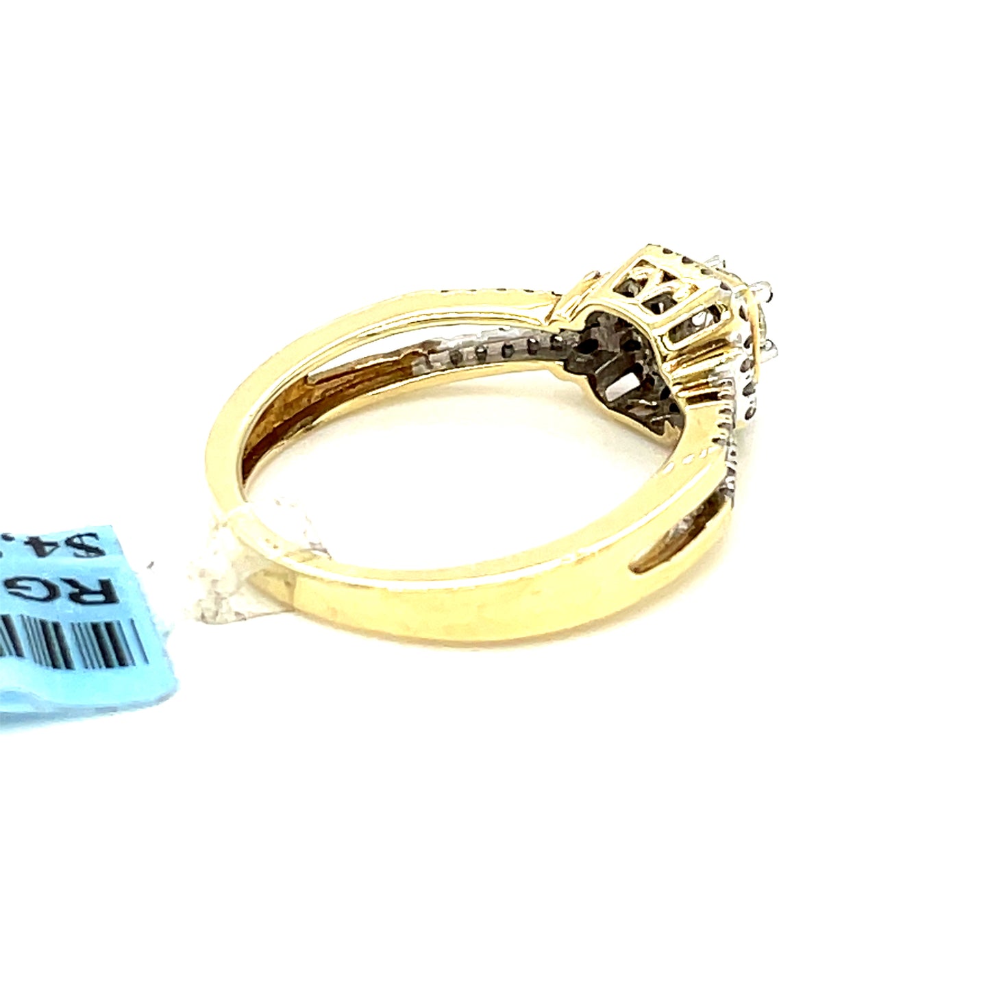 14K Yellow Gold 0.35ct Diamond Ladies Ring Si G