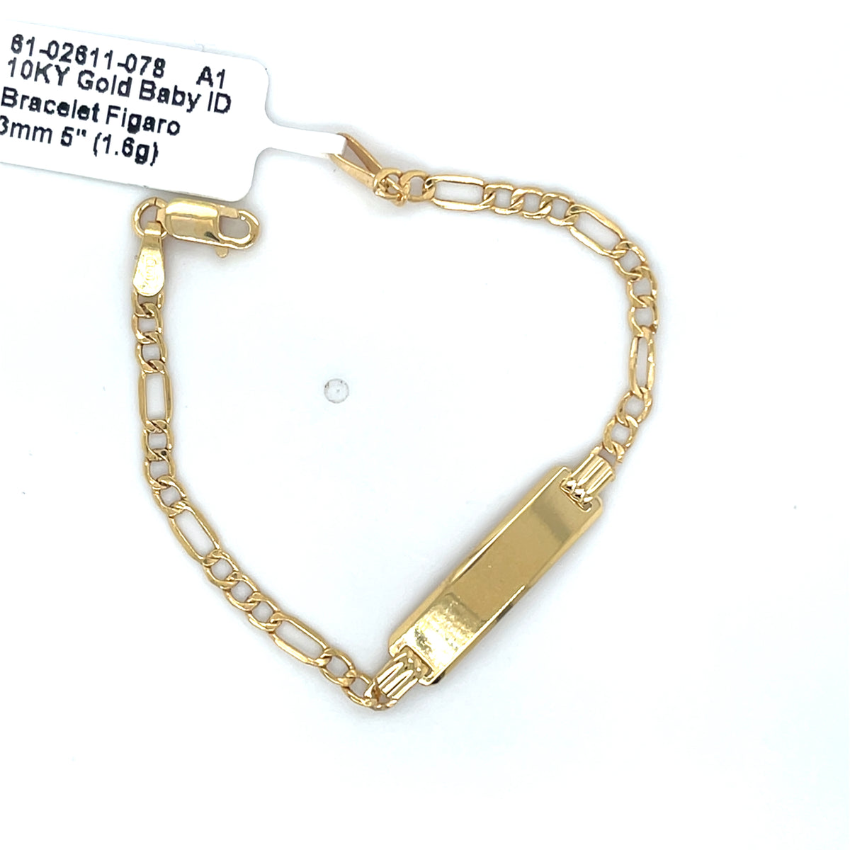 10KY Gold Baby ID Bracelet Fig