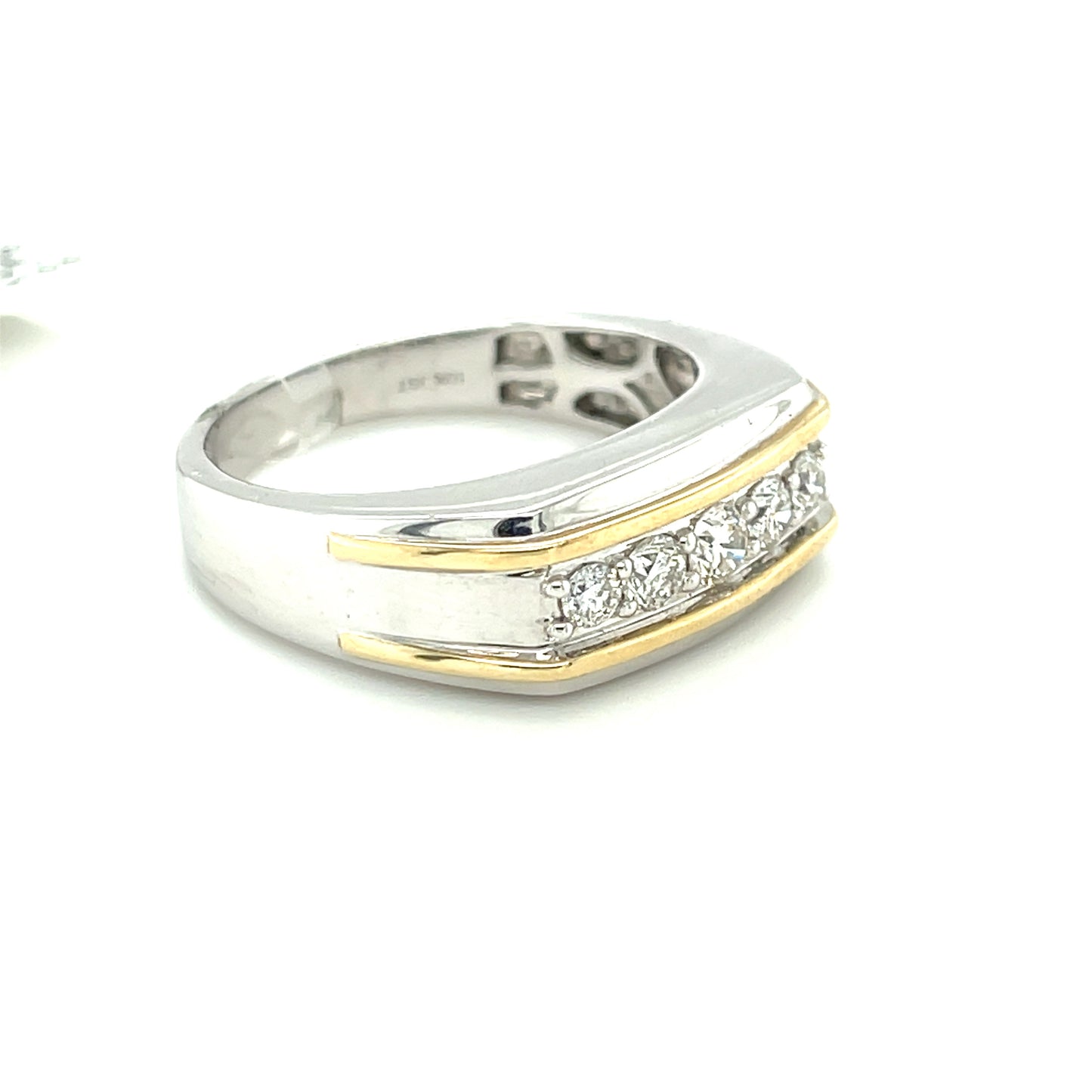 Diamond Wedding Bands - Men'