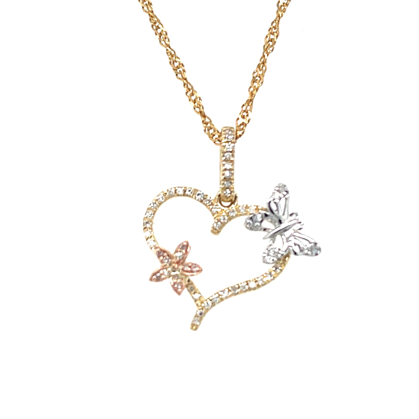 Diamond Pendant Set