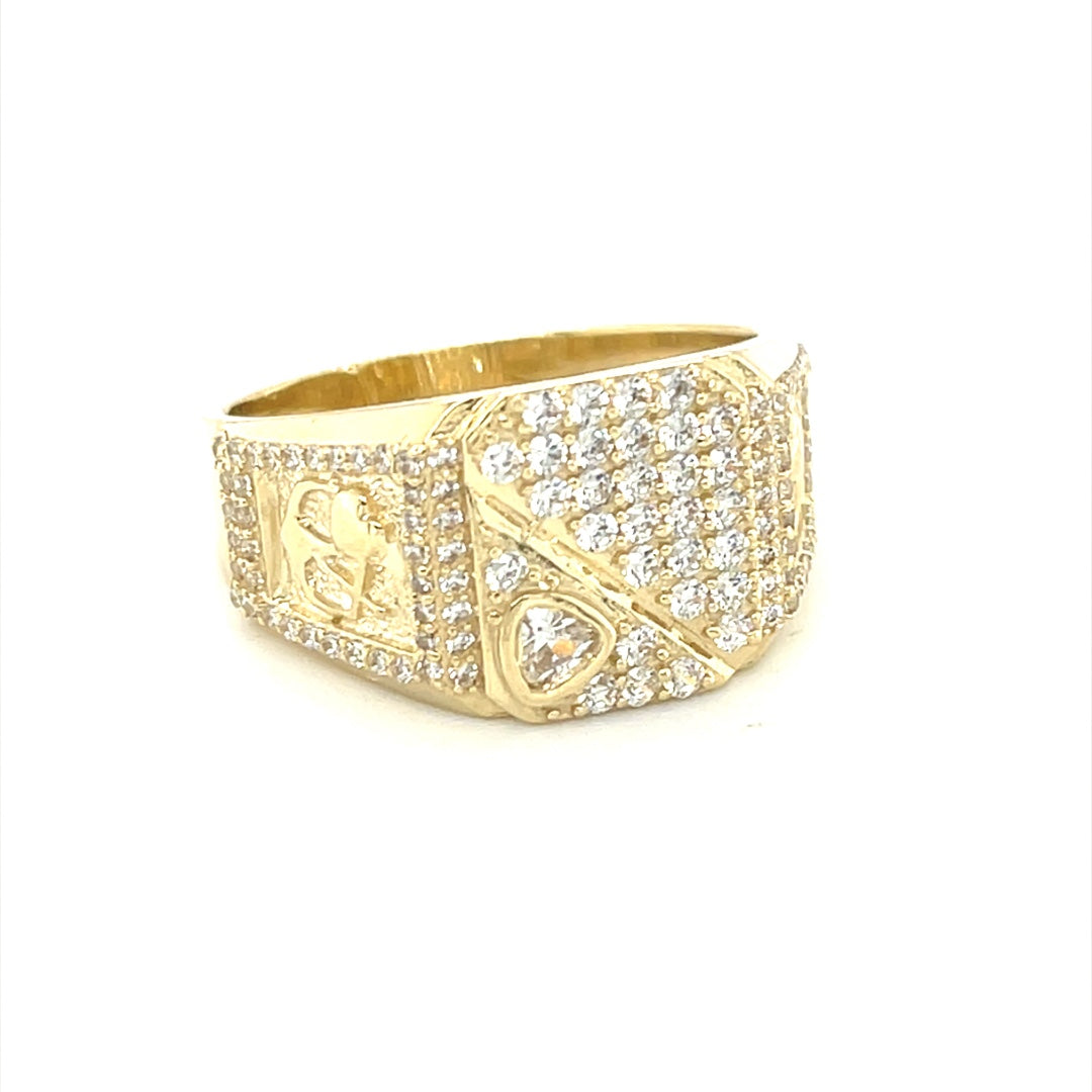 10K Gold Mens Ring
