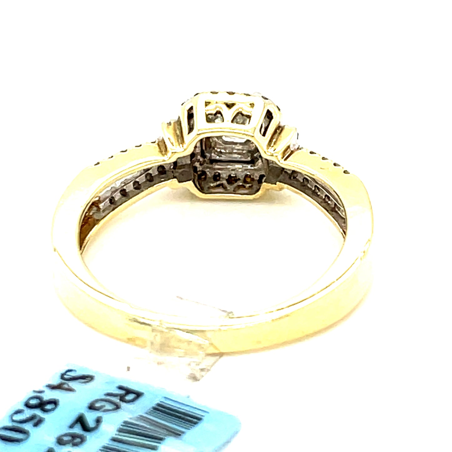 14K Yellow Gold 0.35ct Diamond Ladies Ring Si G