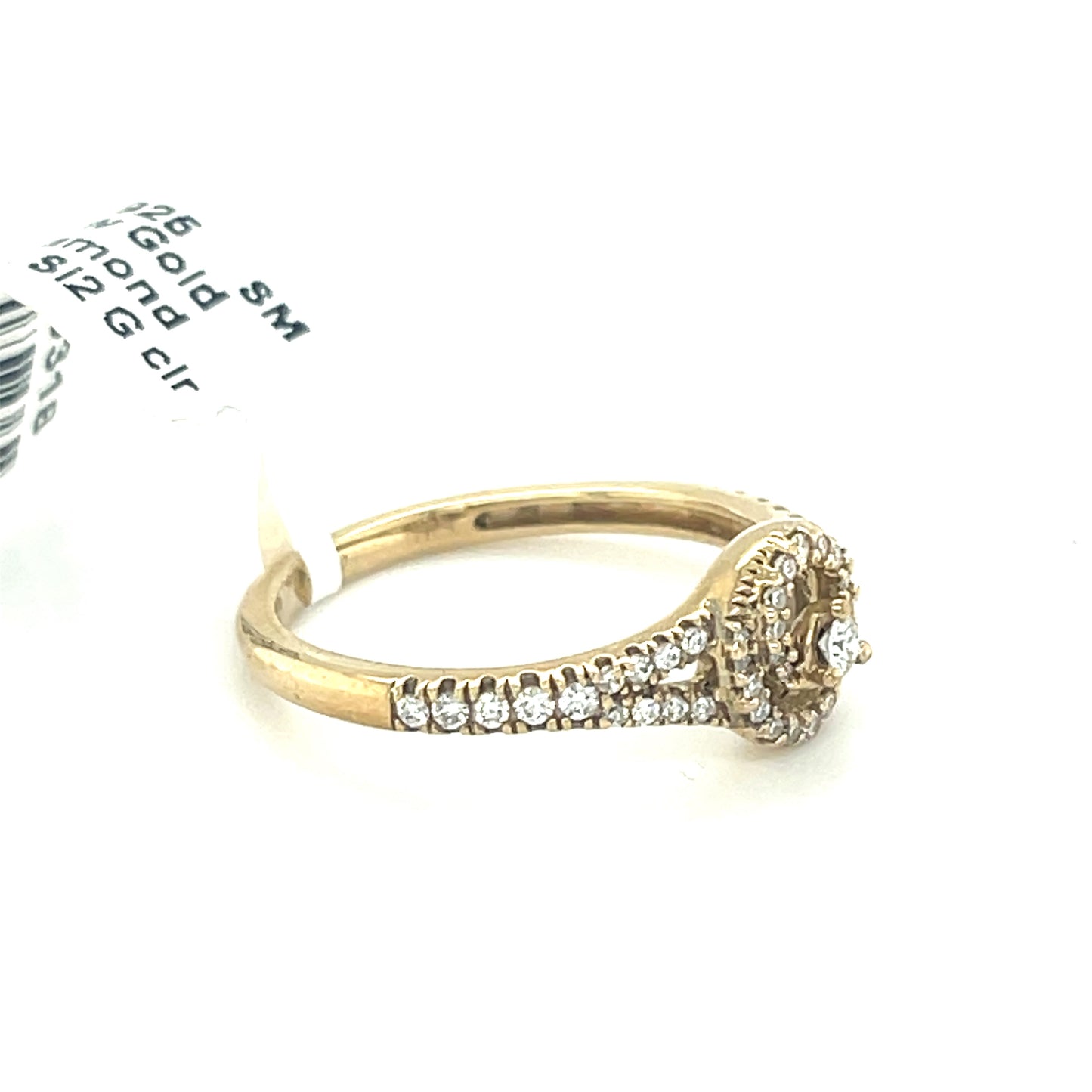 10K Yellow Gold Ladies Diamond Ring 0.25ct Si2, G