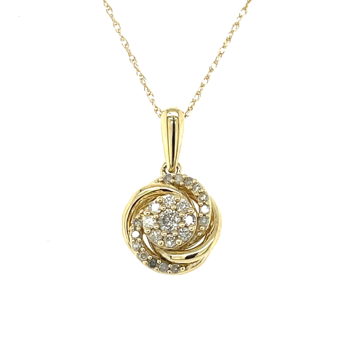 Diamond Pendant Set