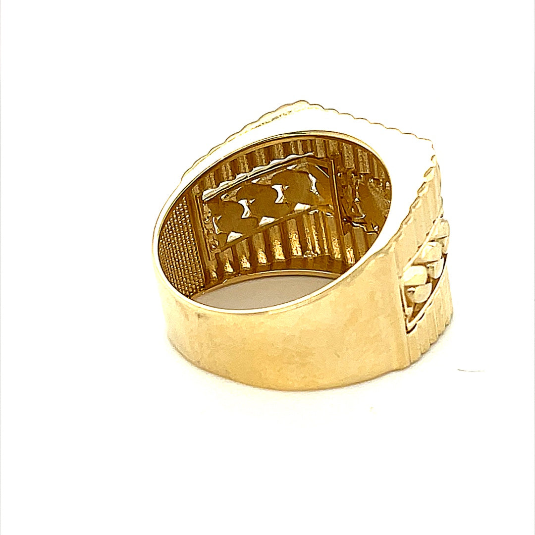 10K Gold Mens Ring