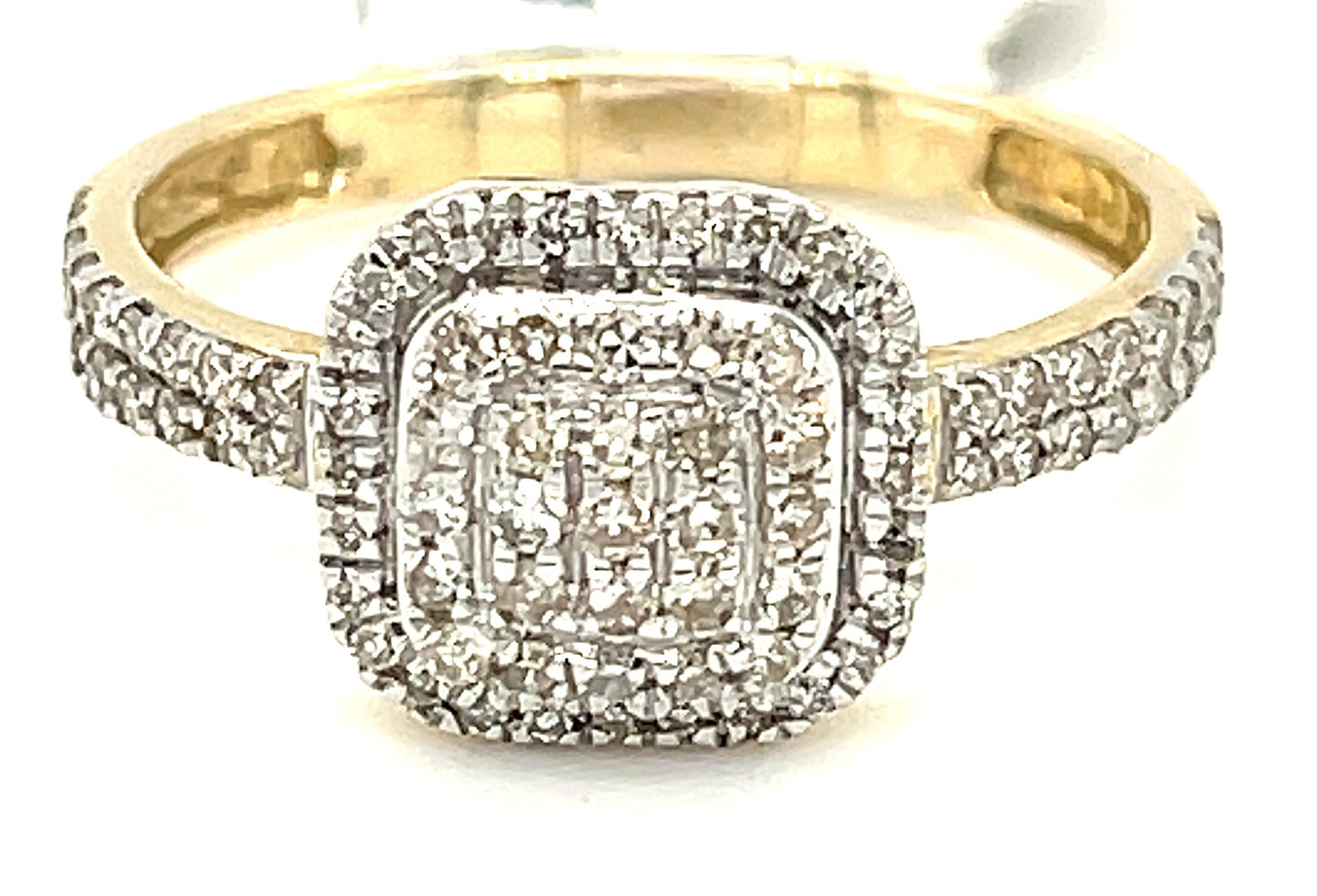 10K Yellow Gold 0.45ct Diamond Ladies Ring Si G