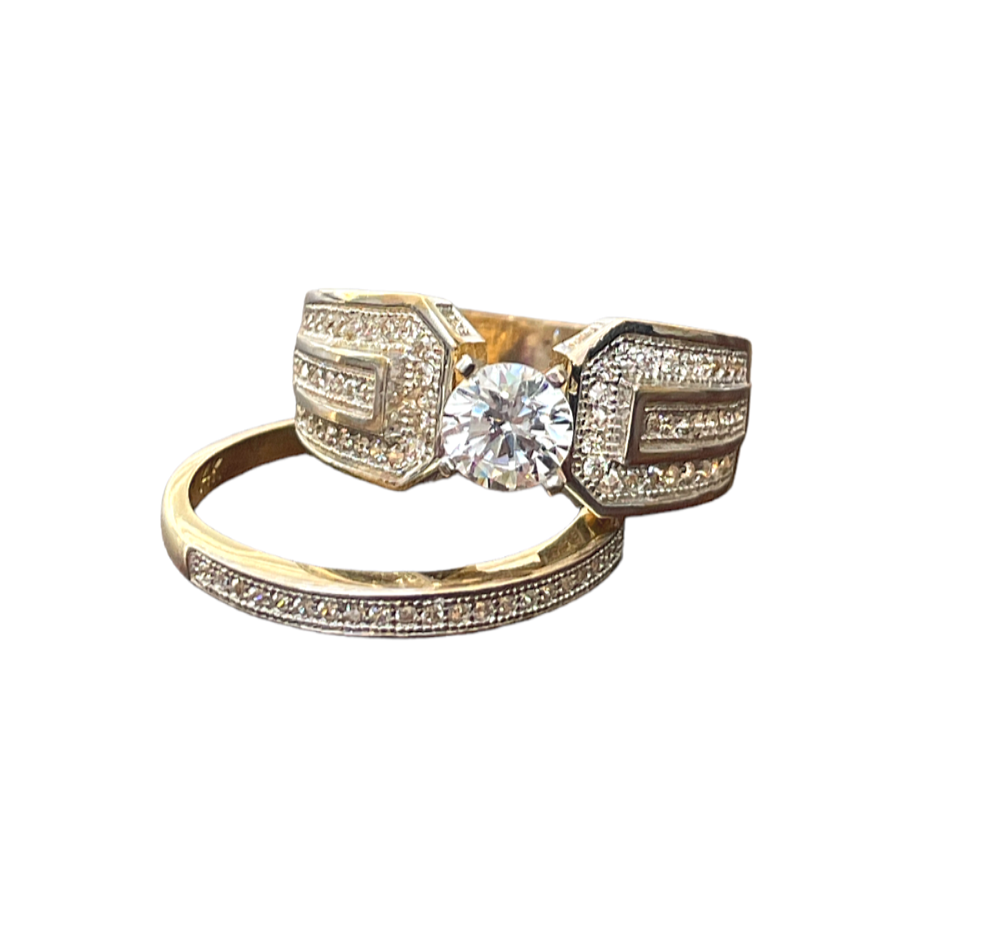 14K Gold Bridal Set