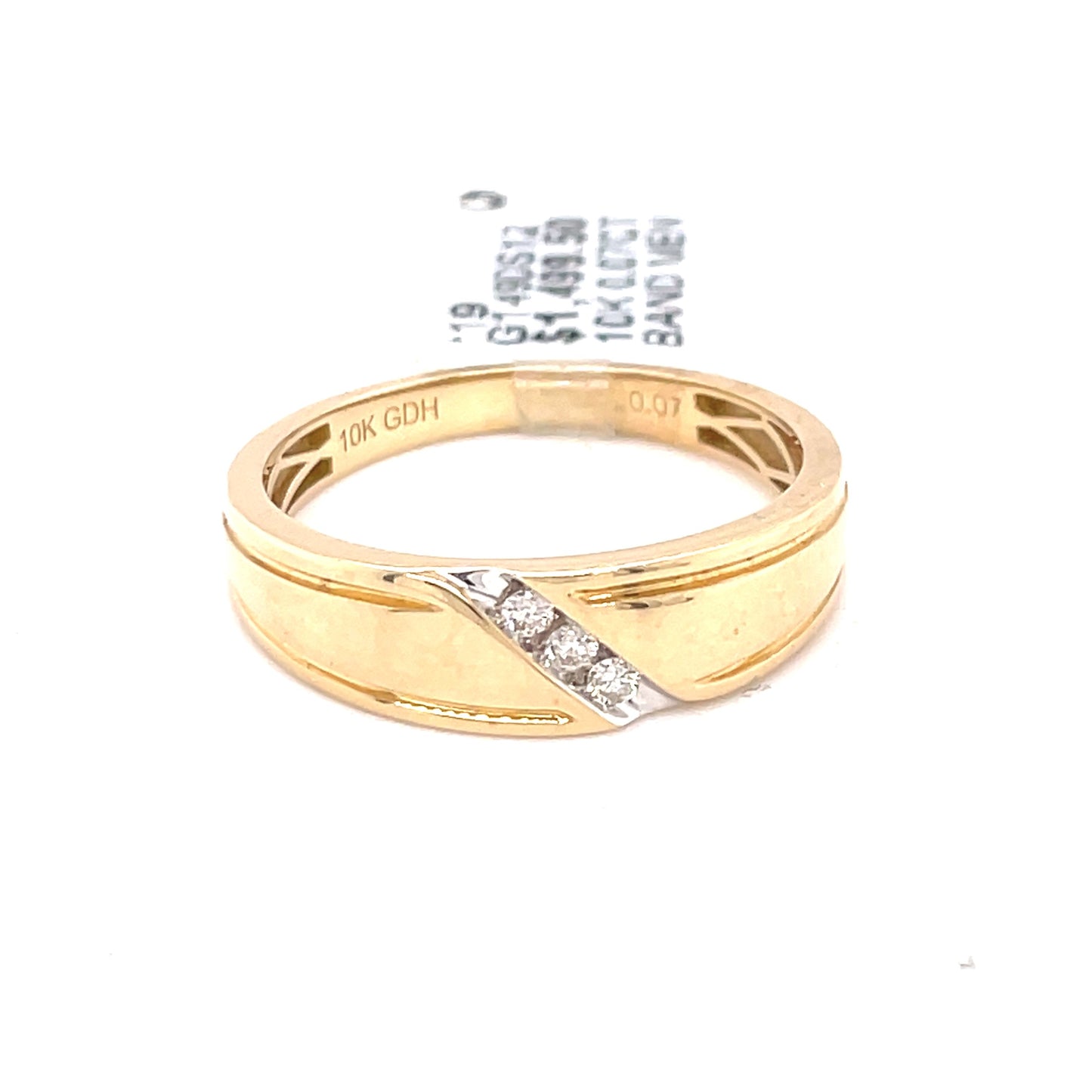 Diamond Wedding Bands - Men'