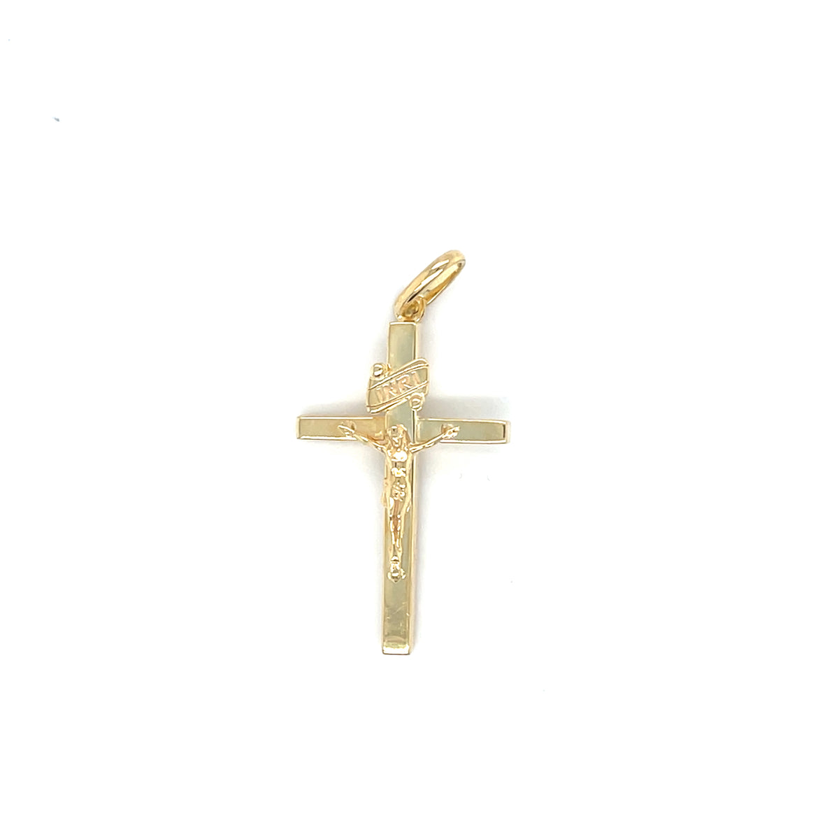 10KY Gold Small Crucifix Cross