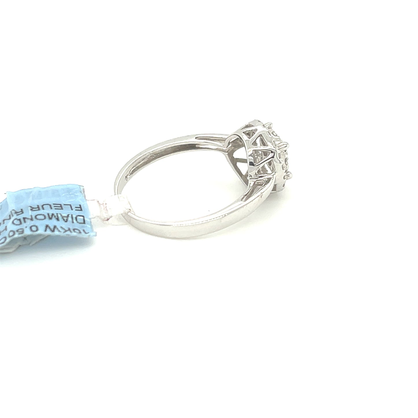 10K White Gold 0.50ct Diamond Ladies Ring Si G