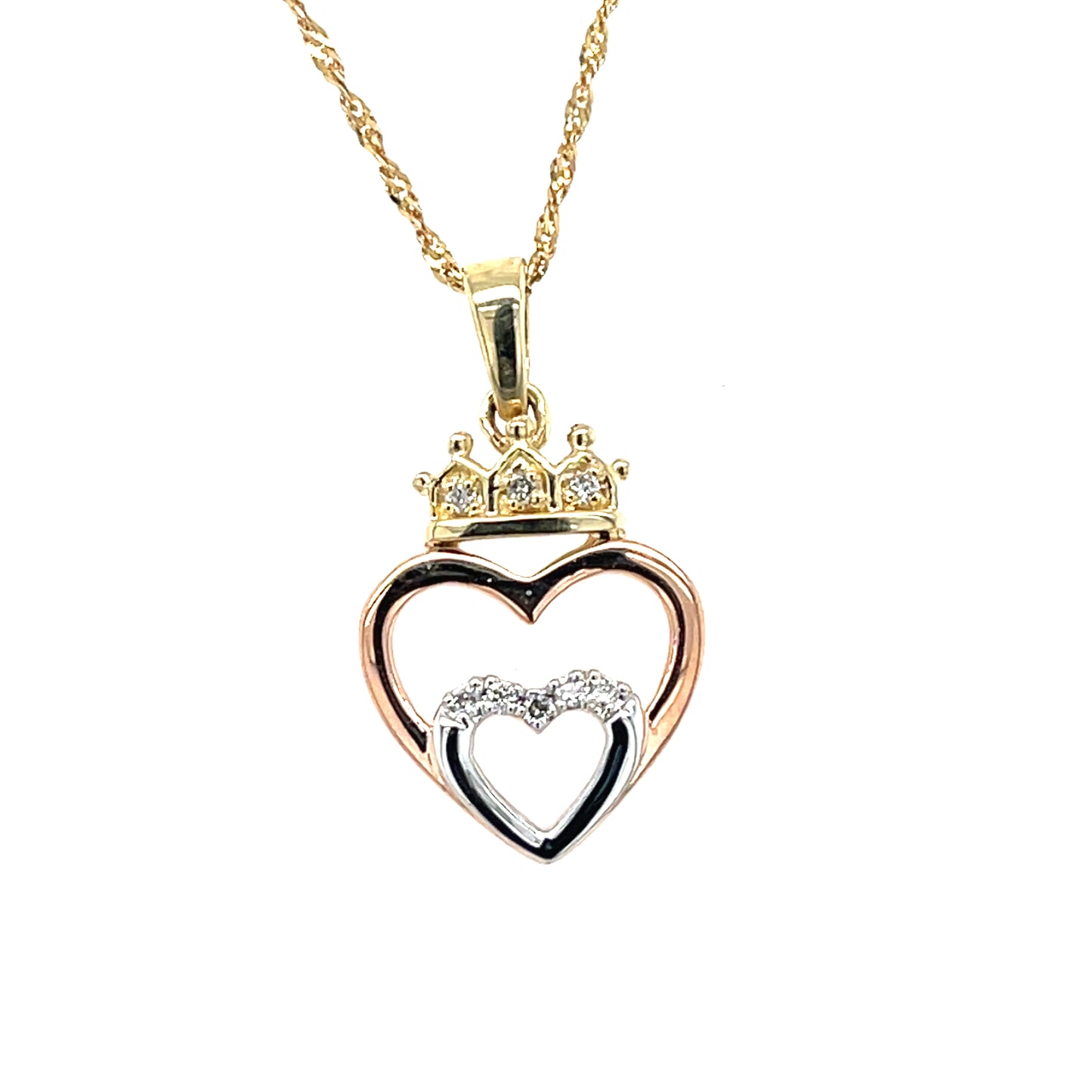 Diamond Pendant Set