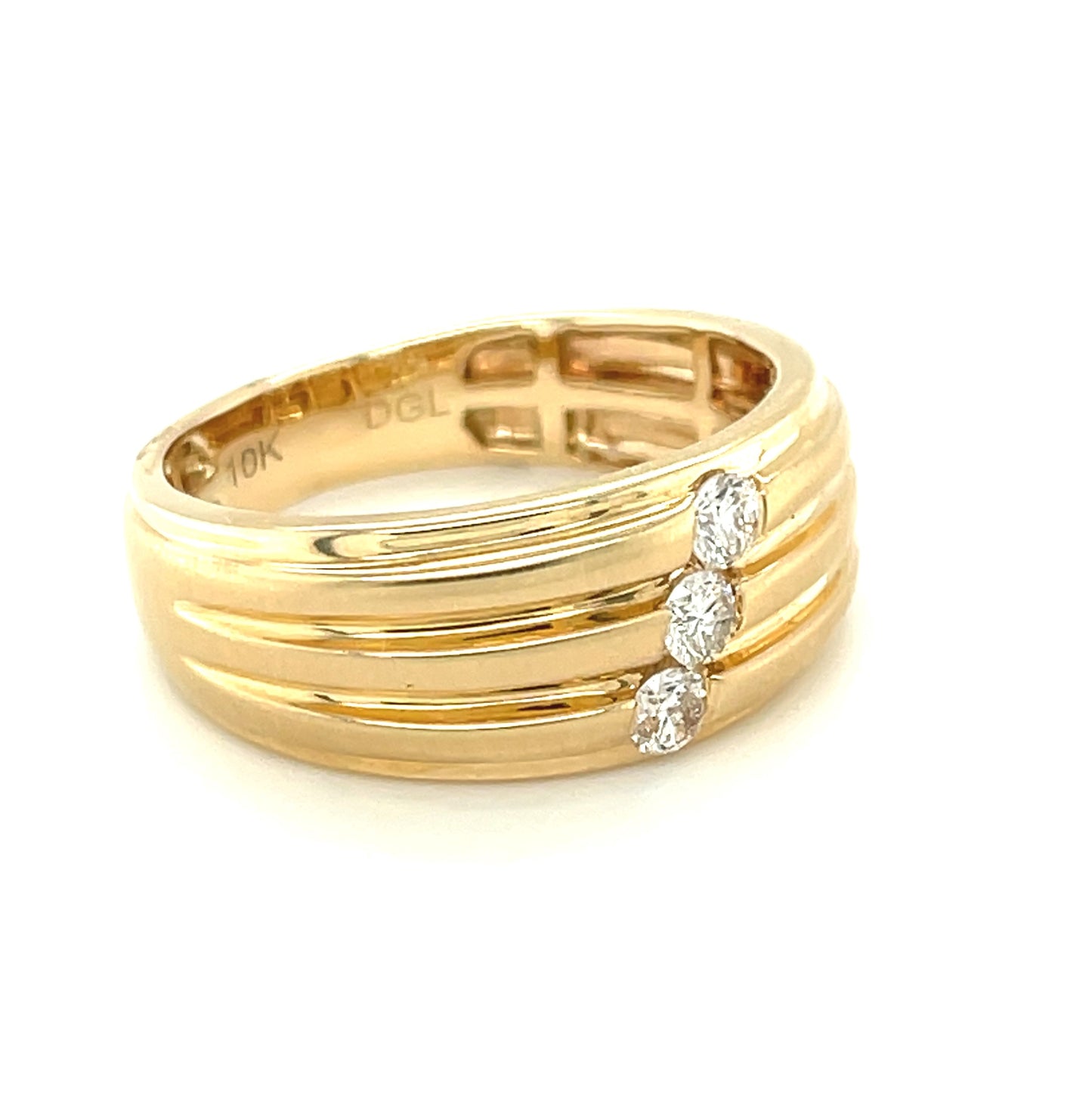 Diamond Wedding Bands - Men'